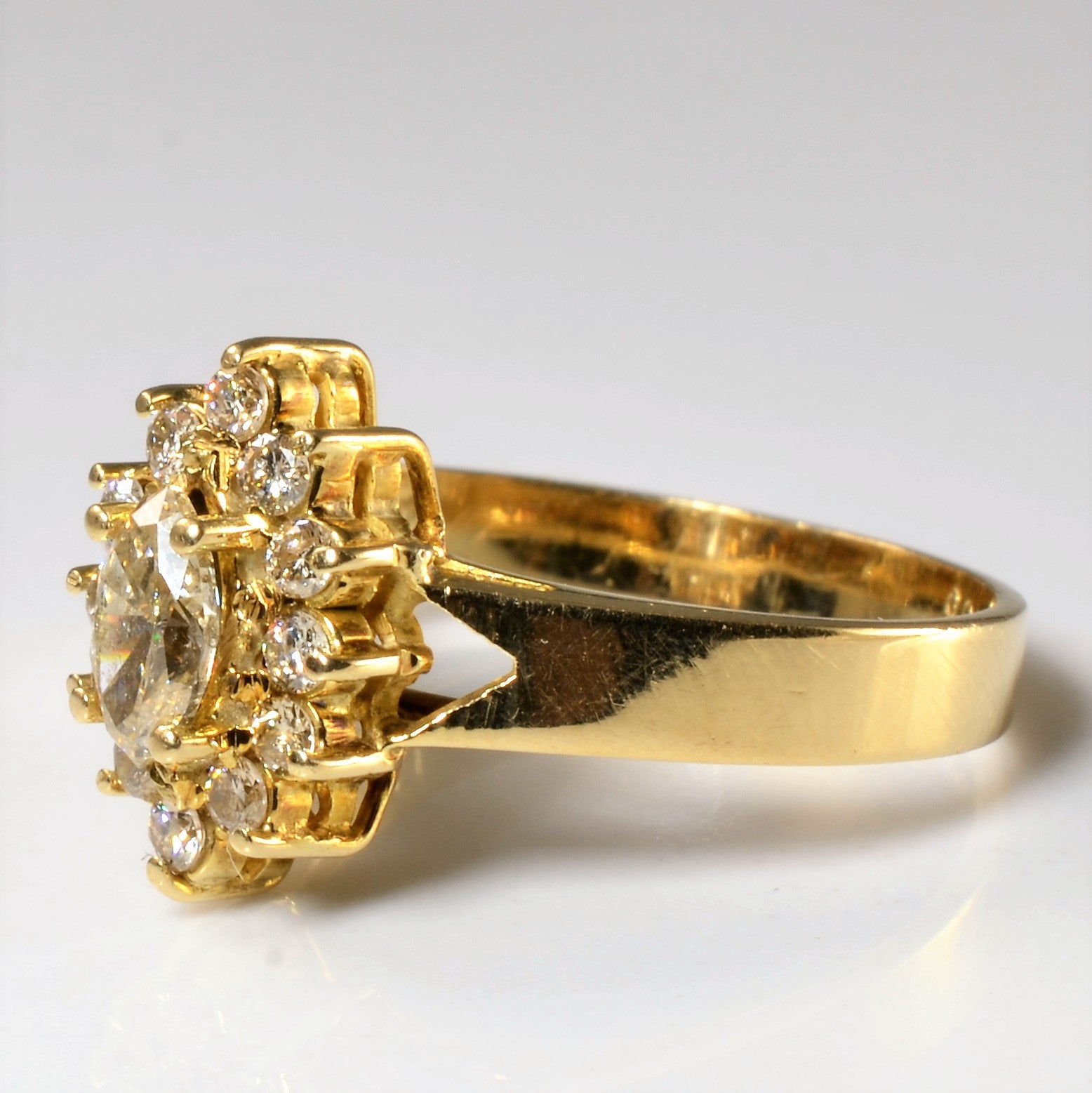 Marquise Diamond Cocktail Ring | 0.64ctw | SZ 7.25 |