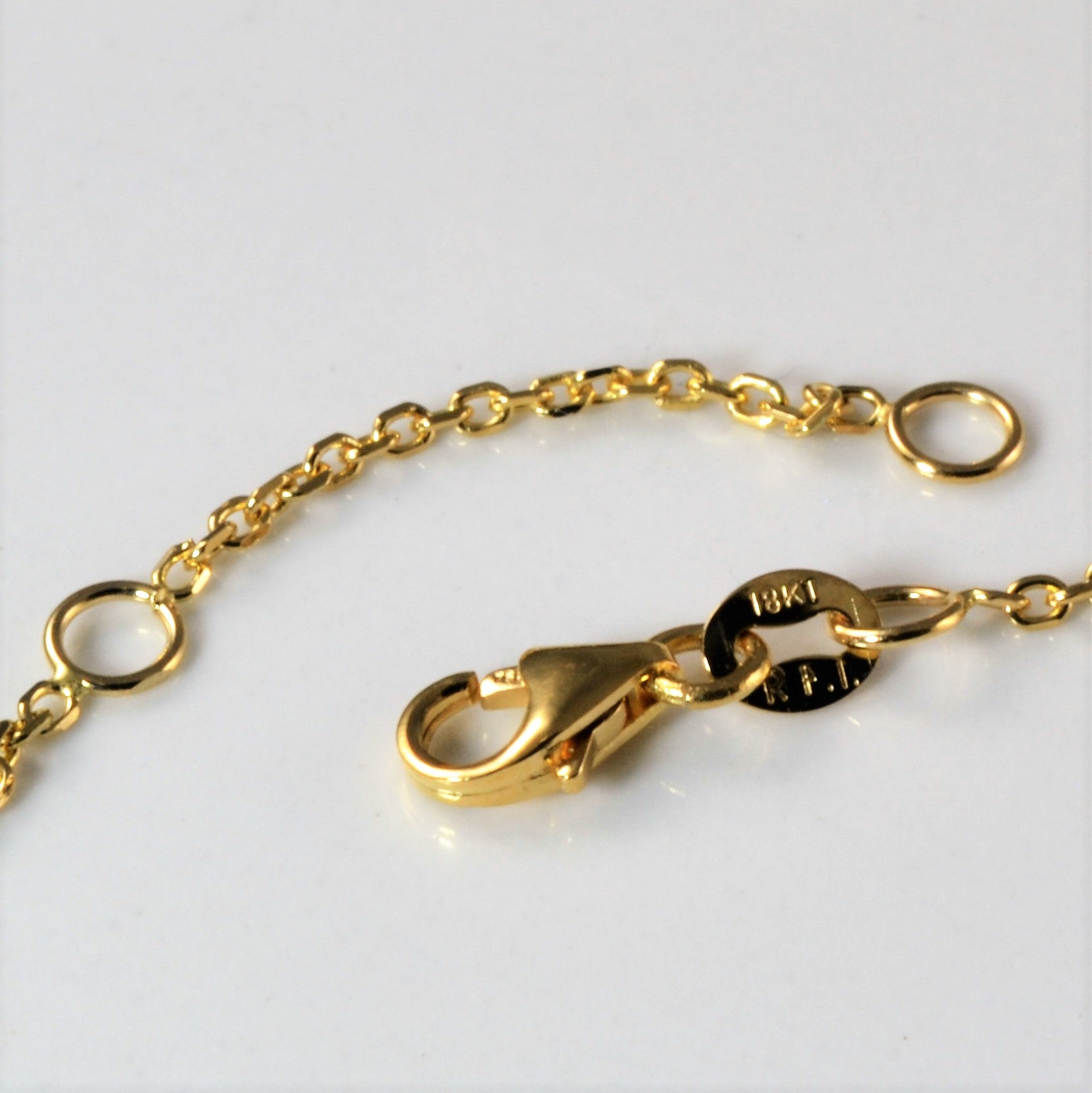 Floral Chain Necklace | 18" |
