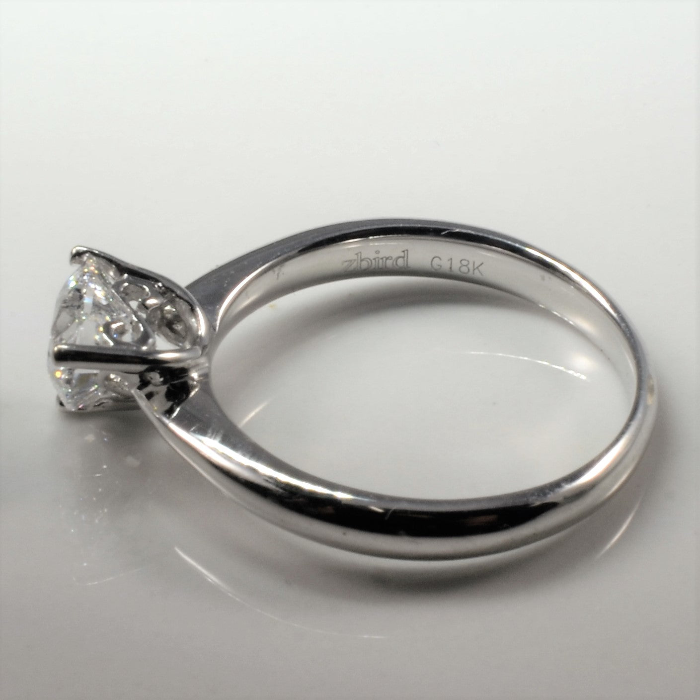 Solitaire Heart Diamond Ring | 0.85ct | SZ 5.5 |