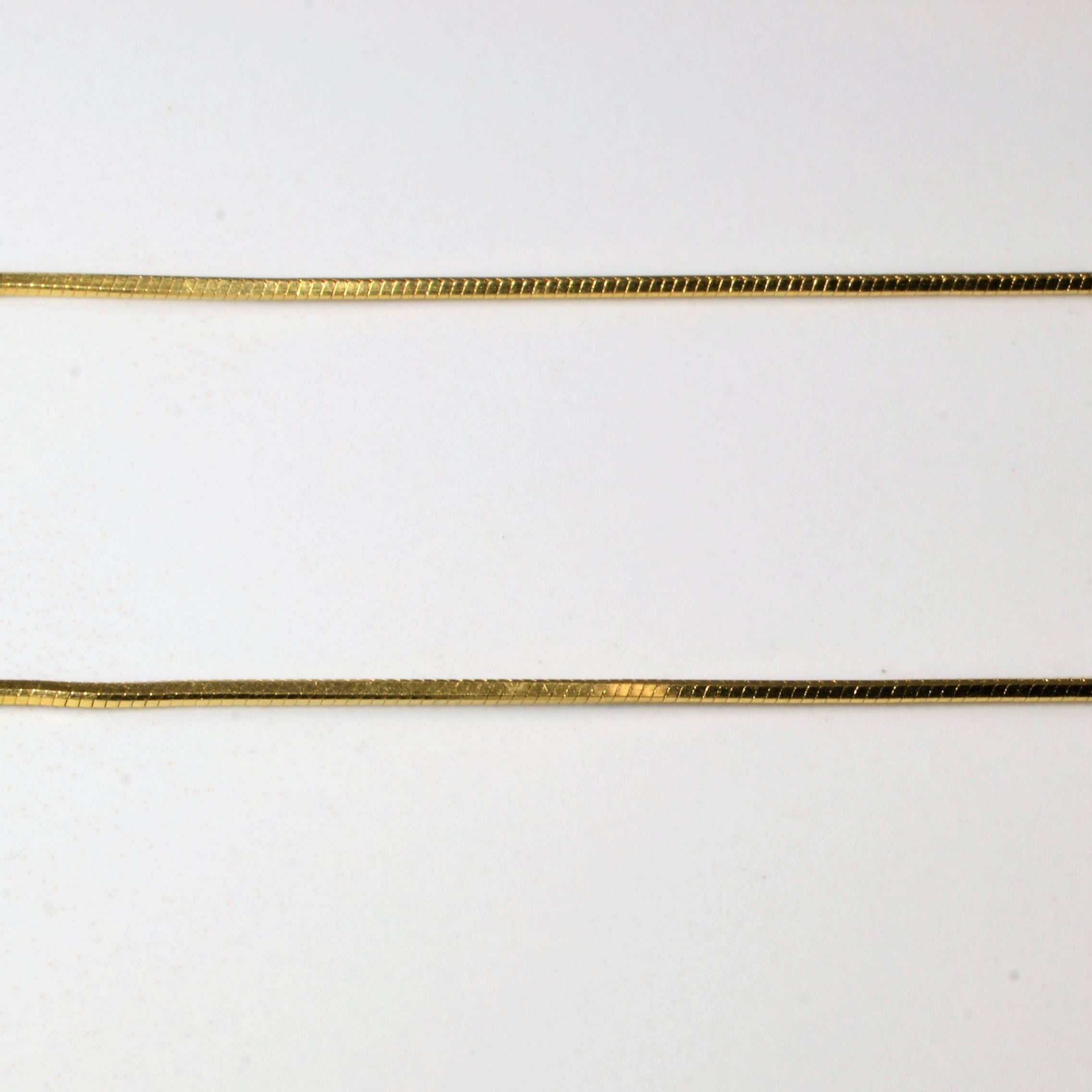 Solitaire Diamond Stick Necklace | 0.14ct | 18"|