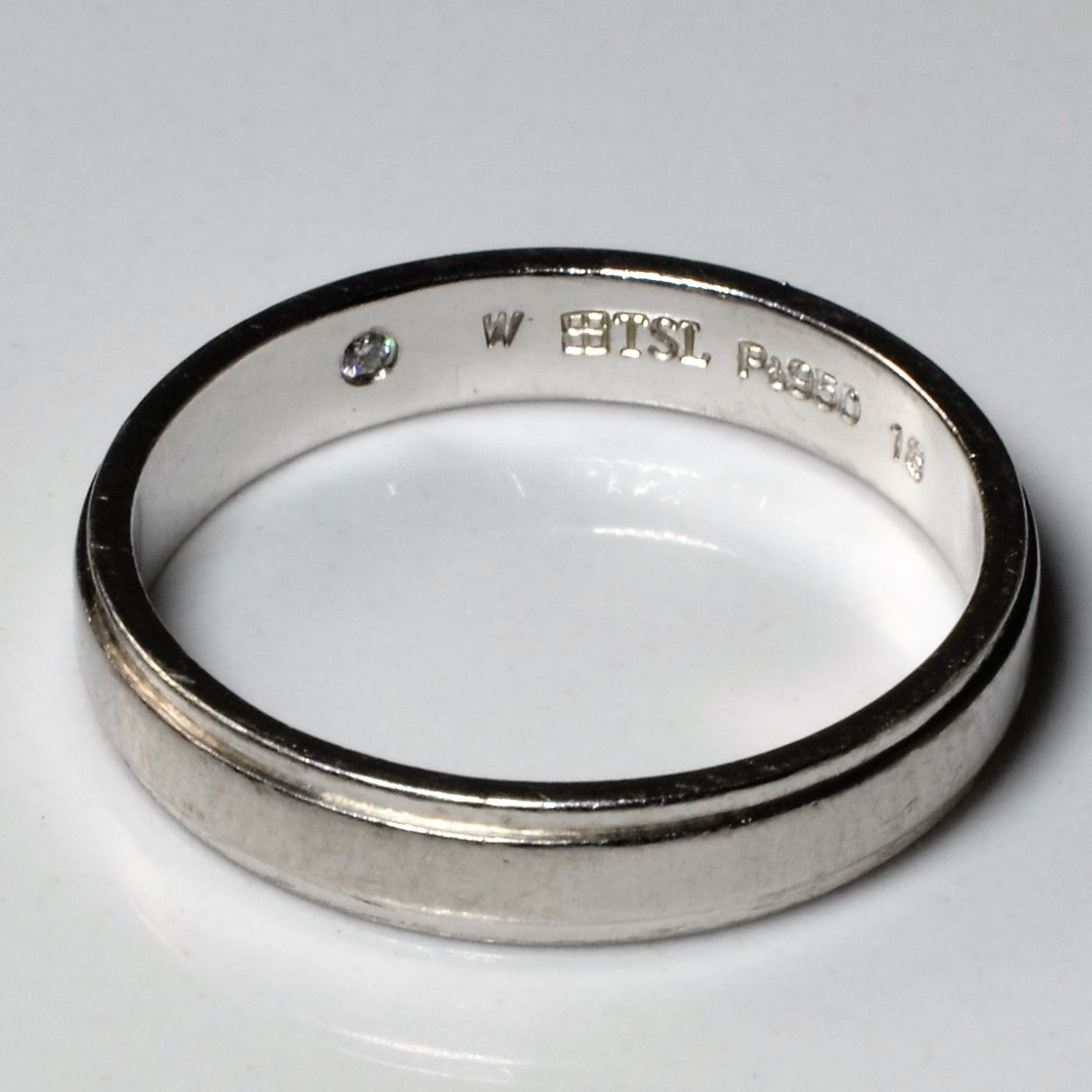 TSL' Platinum Wedding Band | SZ 8 |