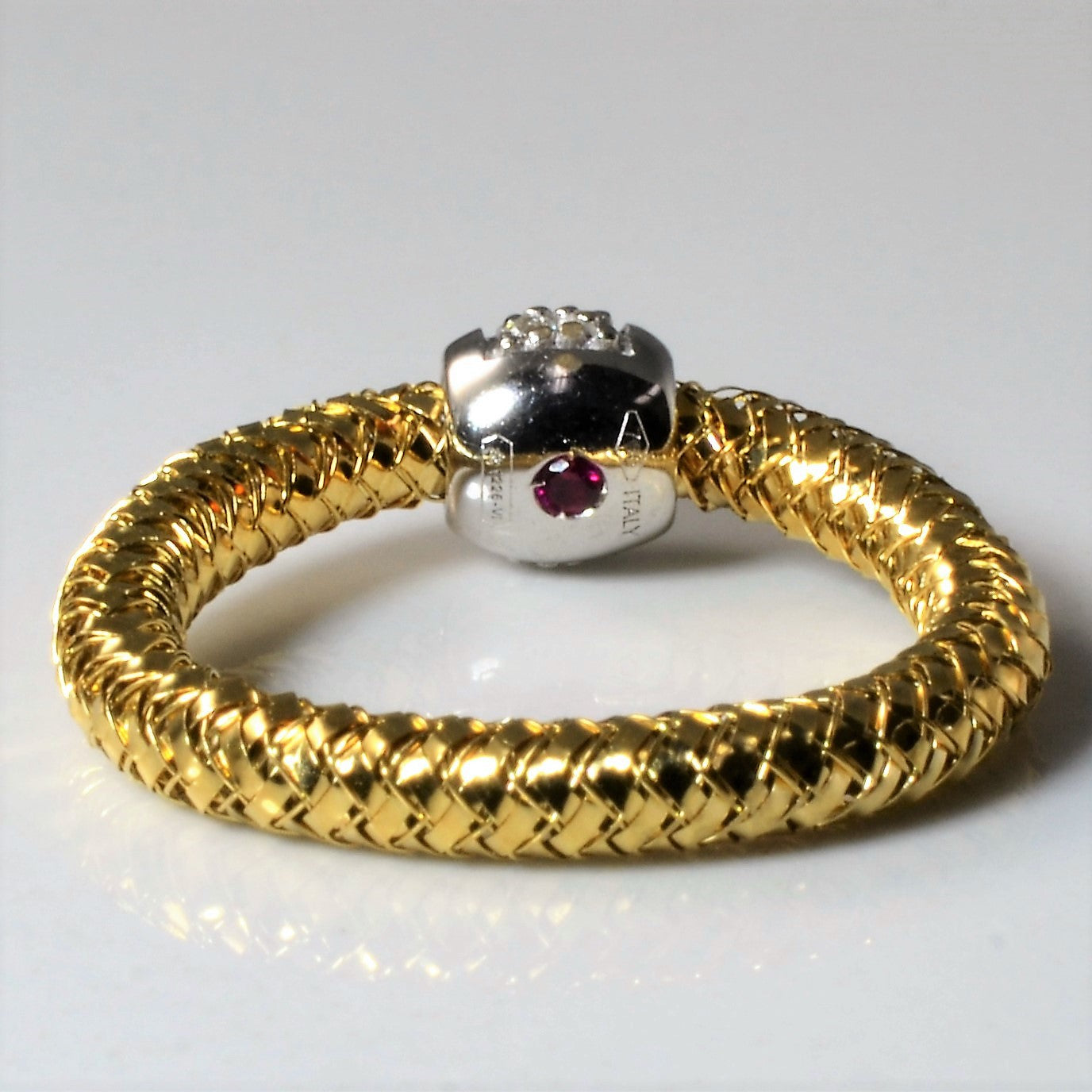 Cluster Diamond Wired Gold Ring | 0.075ctw | SZ 5.5 |