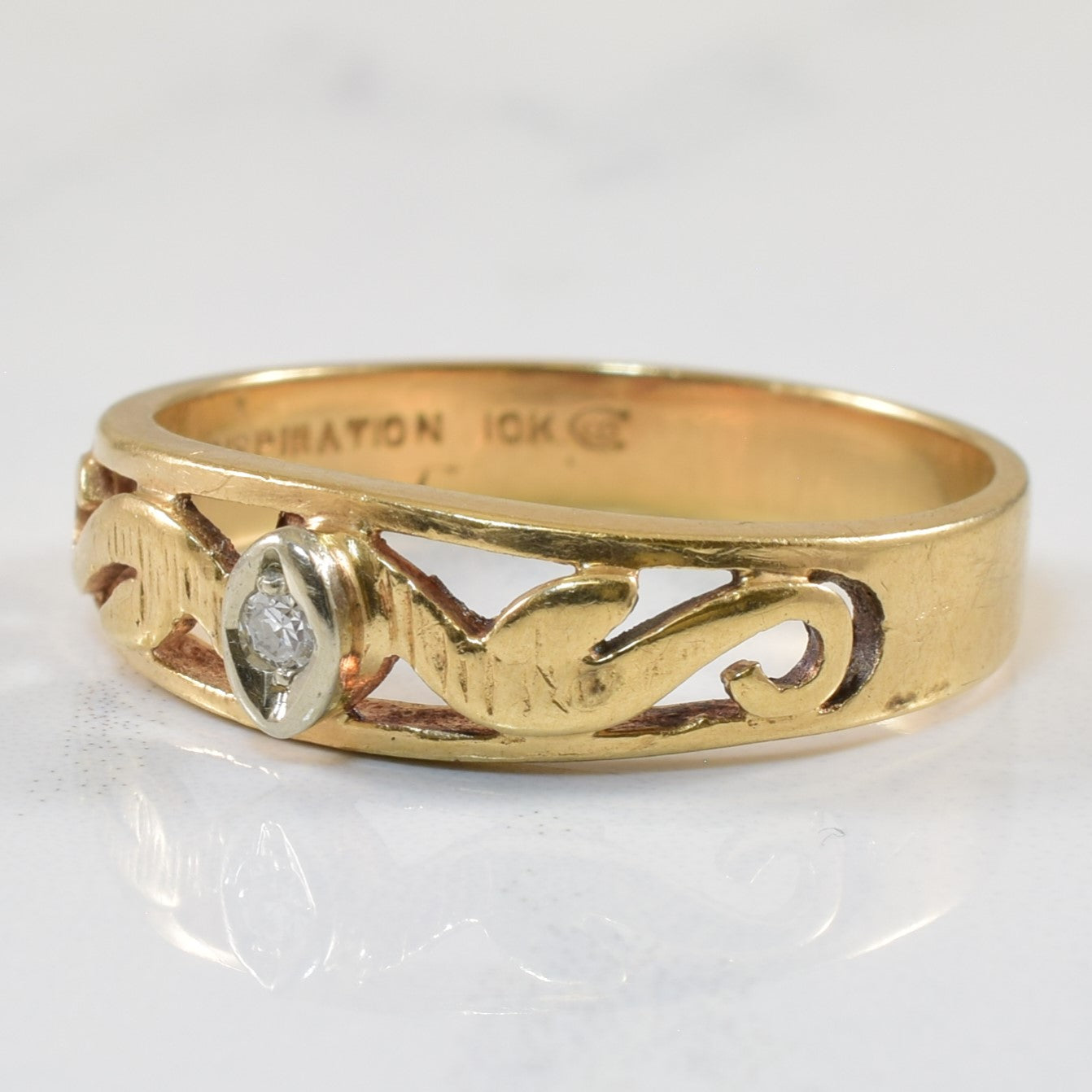 Open Work Diamond Ring | 0.03ct | SZ 8.25 |