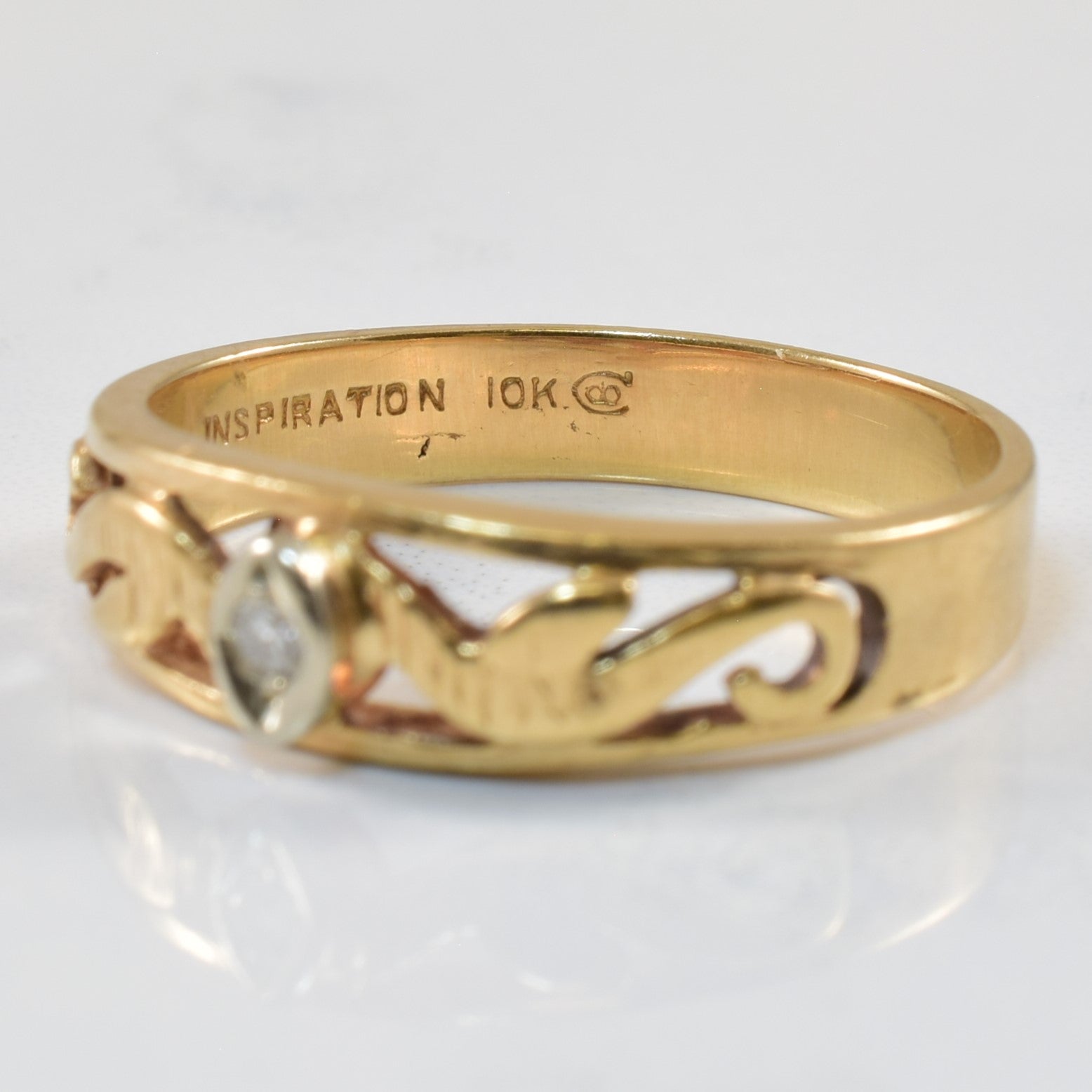 Open Work Diamond Ring | 0.03ct | SZ 8.25 |