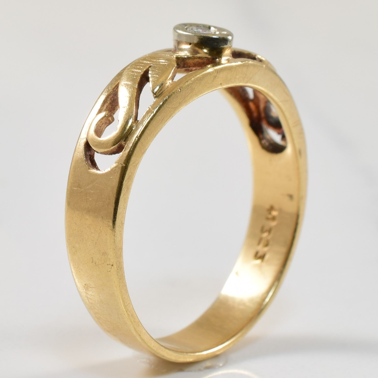 Open Work Diamond Ring | 0.03ct | SZ 8.25 |