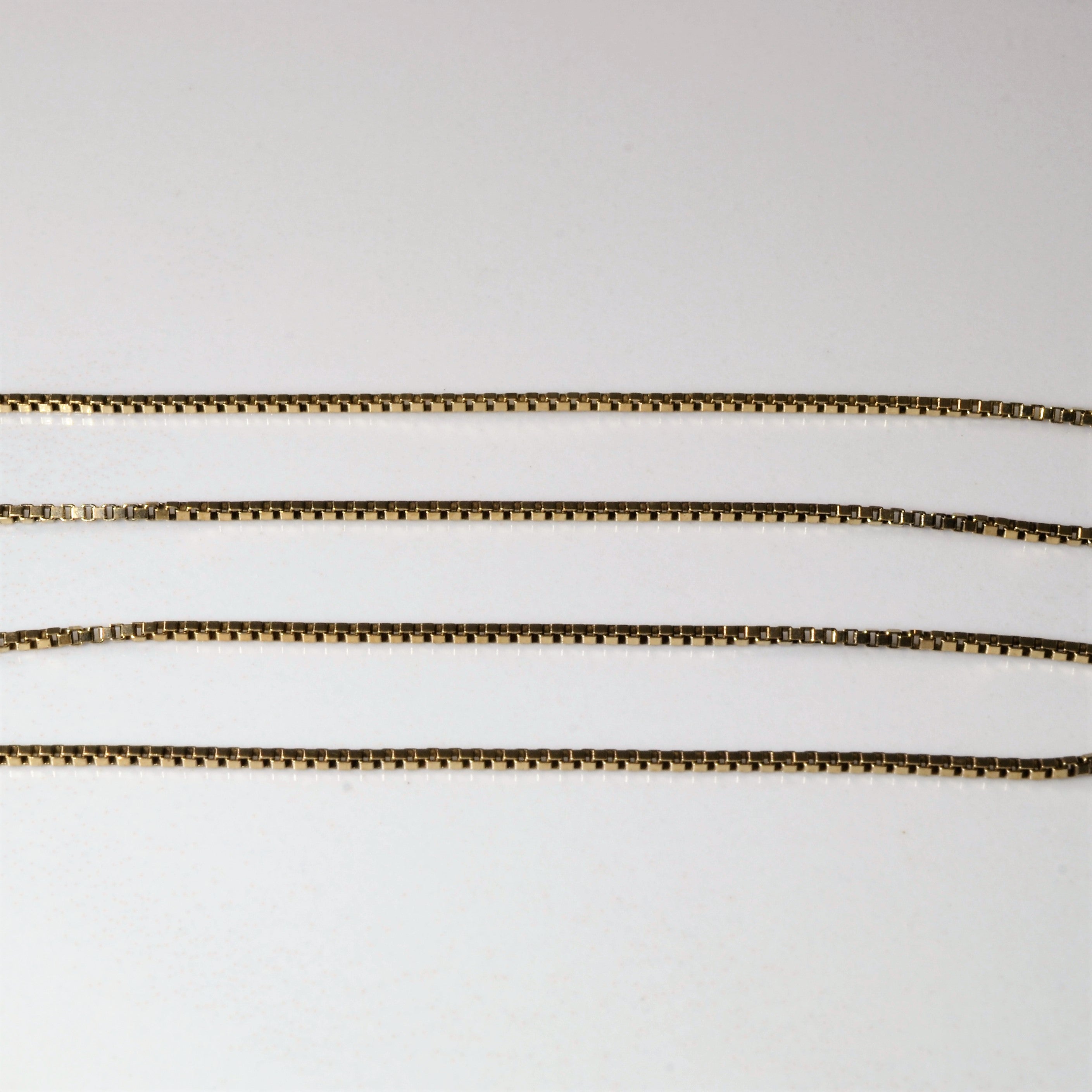 10k Yellow Gold Box Chain | 16" |
