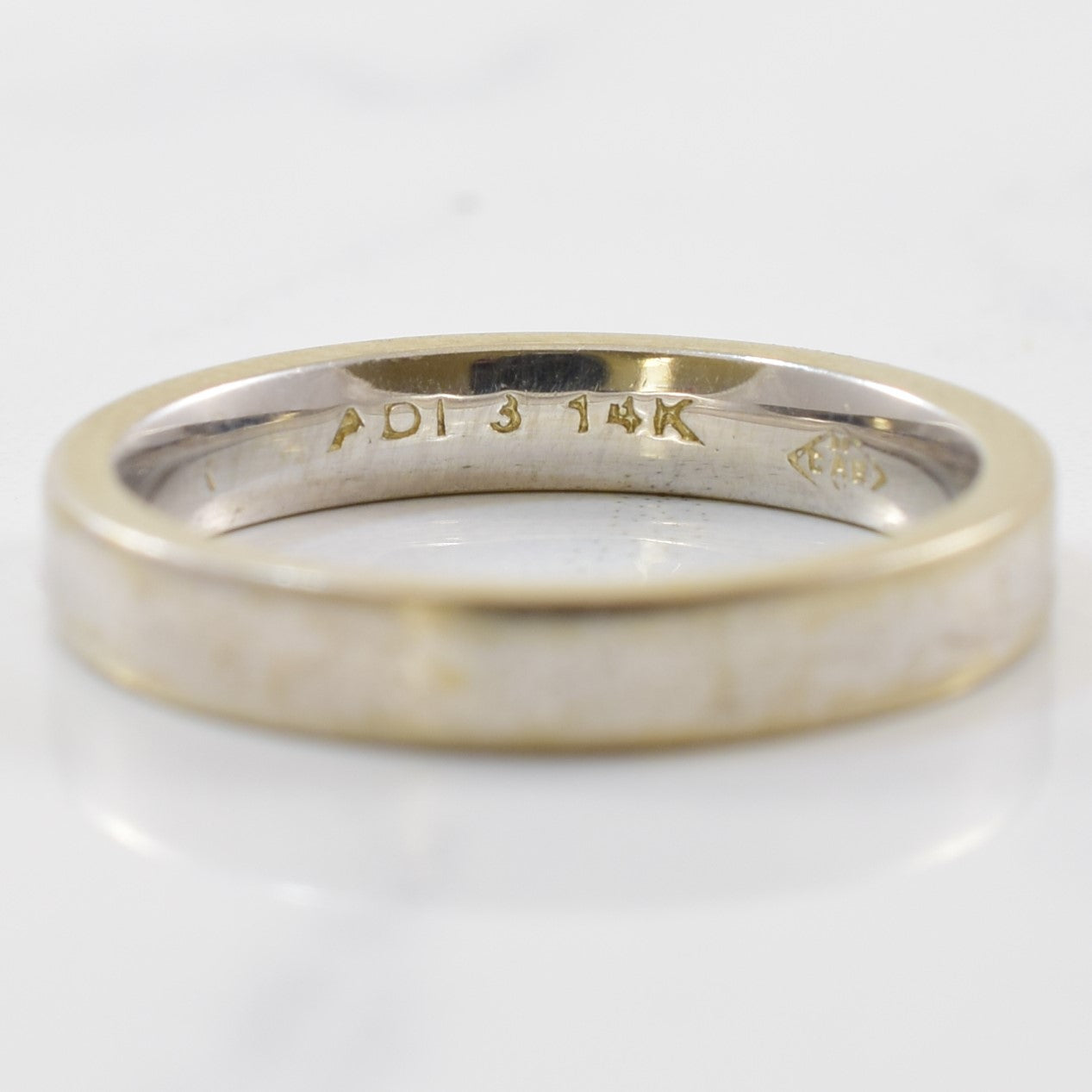 White Gold Wedding Band | SZ 4.75 |