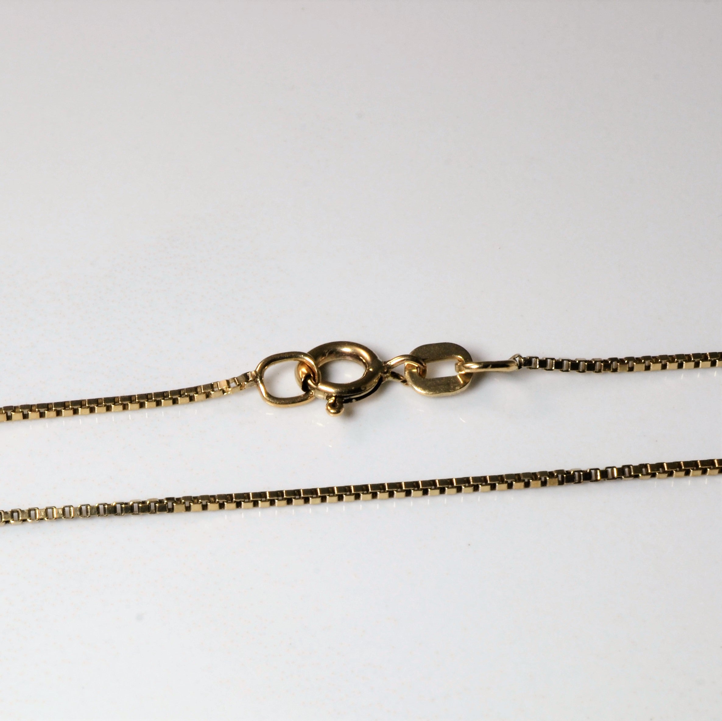 10k Yellow Gold Box Chain | 16" |