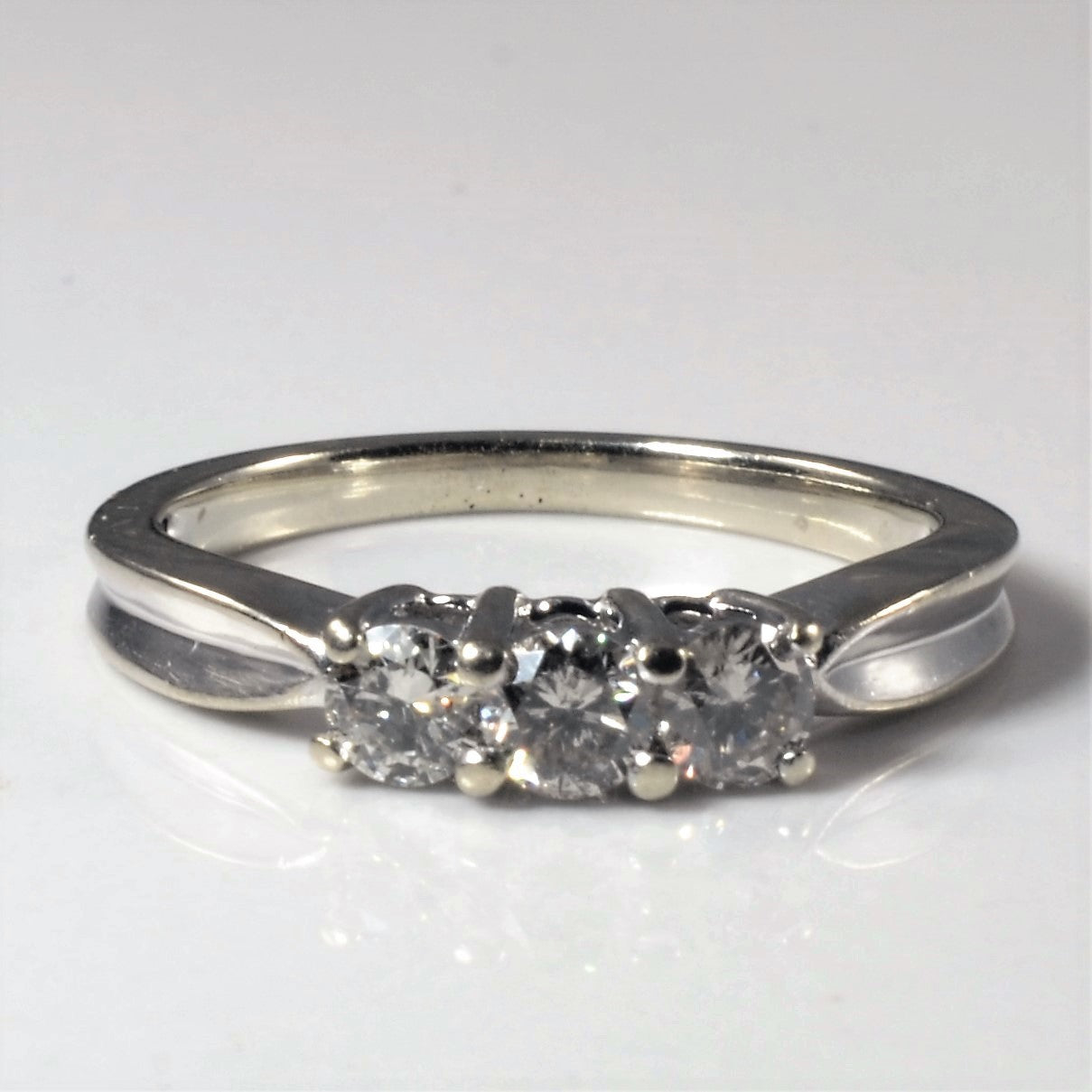 Three Stone Diamond Ring | 0.42ctw | SZ 5.25 |