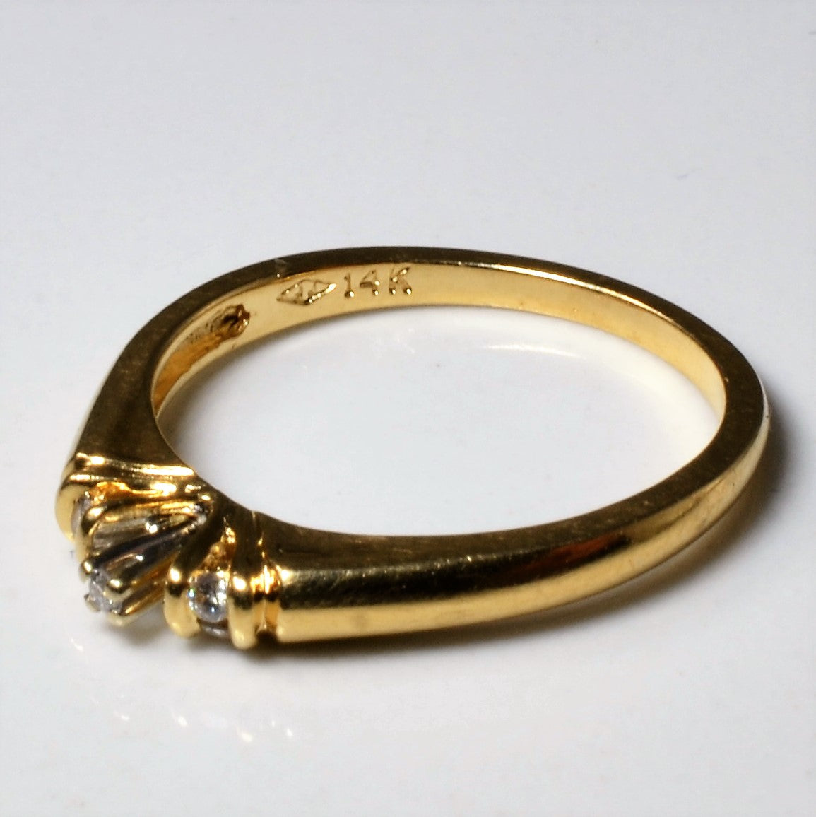 Three Stone Diamond Ring | 0.04ctw | SZ 6.25 |