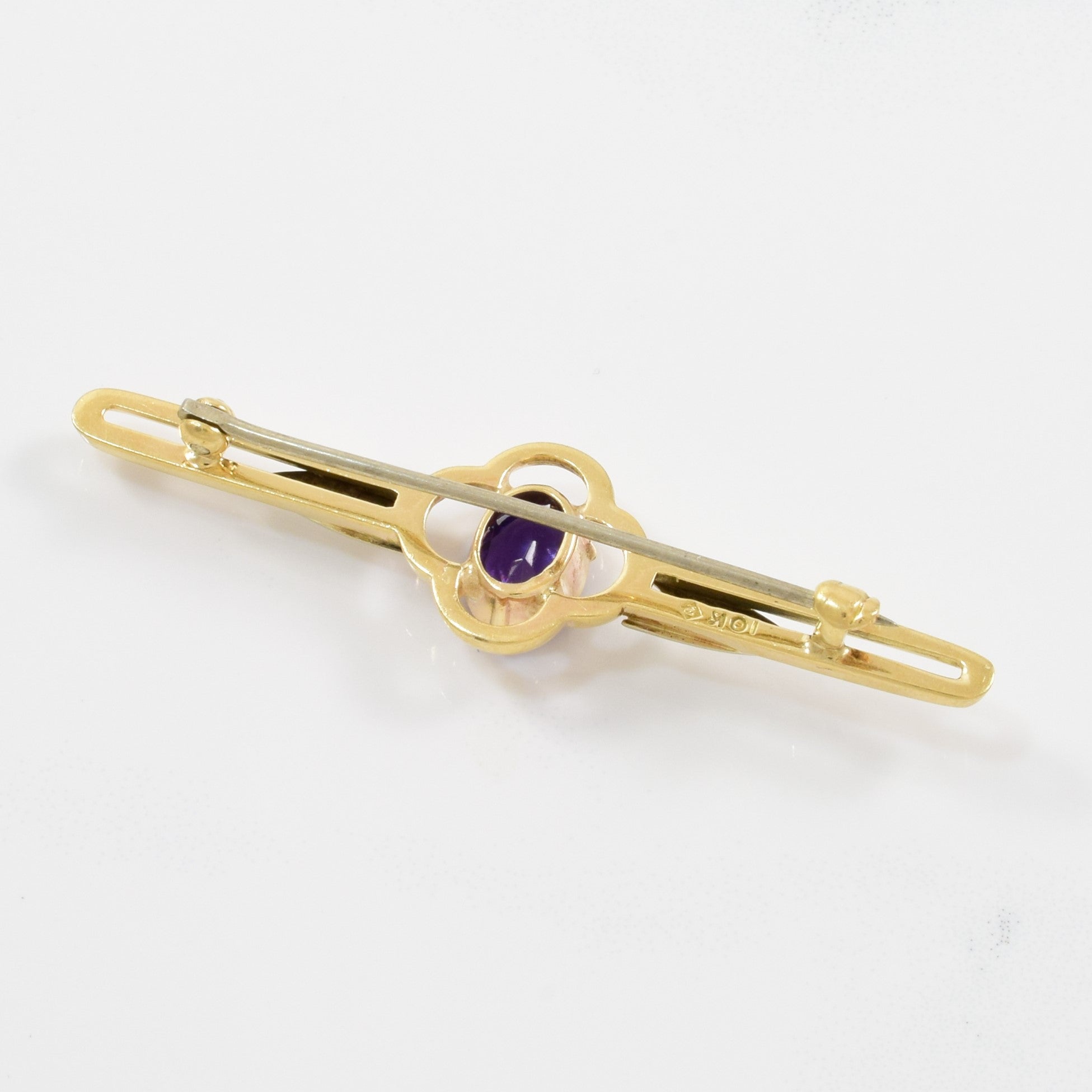 Retro Era Amethyst Brooch | 1.00ct |