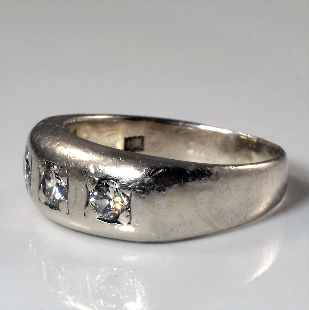 Three Stone Diamond Band | 0.45ctw | SZ 5 |