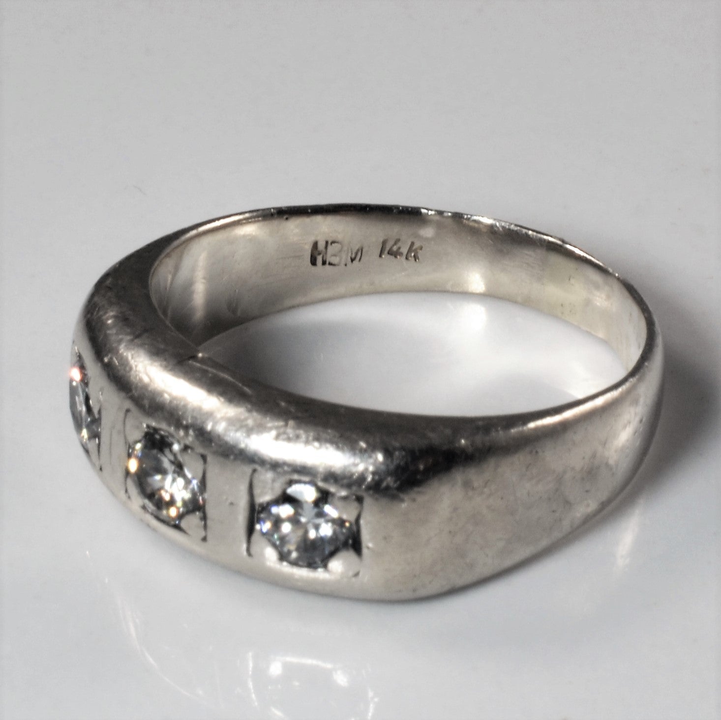 Three Stone Diamond Band | 0.45ctw | SZ 5 |