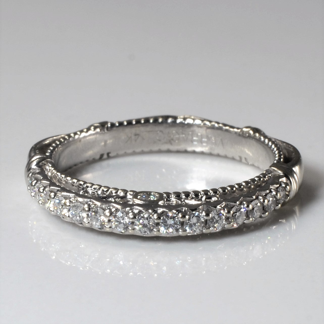 Verragio' Milgrain Detailed Diamond Band | 0.18ctw | SZ 5.75 |