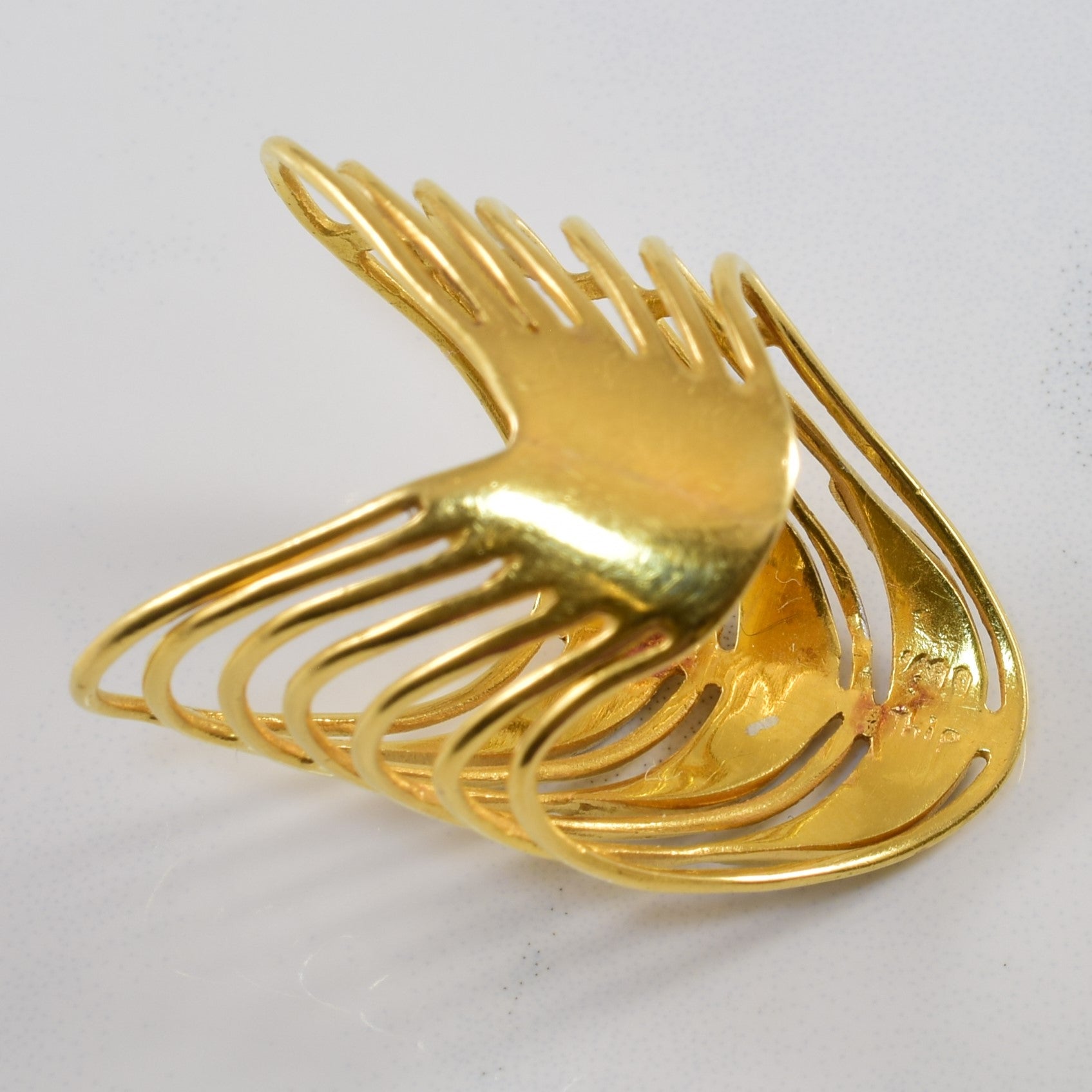 Two Tone Open Work Chevron Ring | SZ 7.25 |