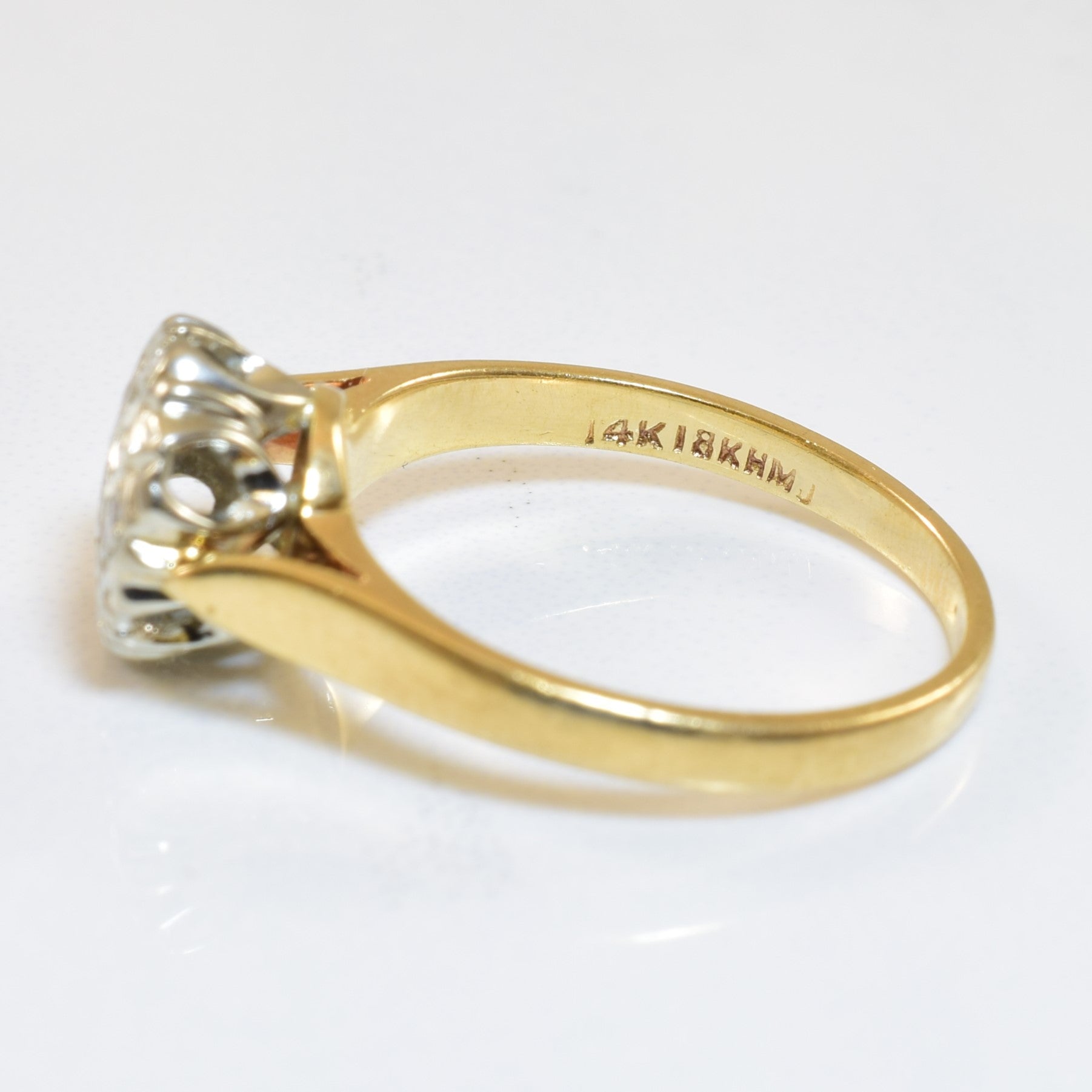 Bague sertie de diamants illusion | 0,05 ct | Taille 4,5 |