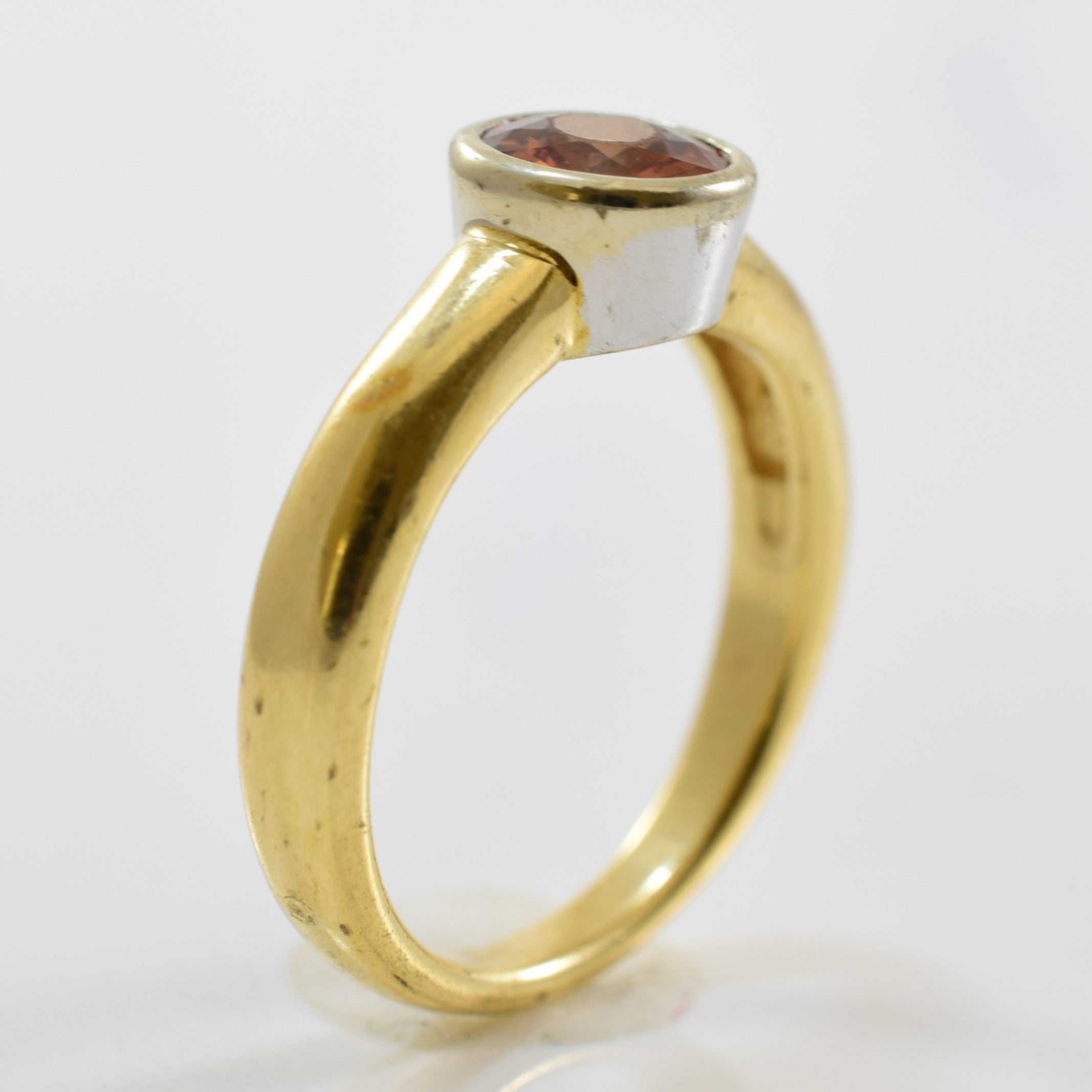 Spessartite Garnet Solitaire Ring | 1.10ct | SZ 5.75 |