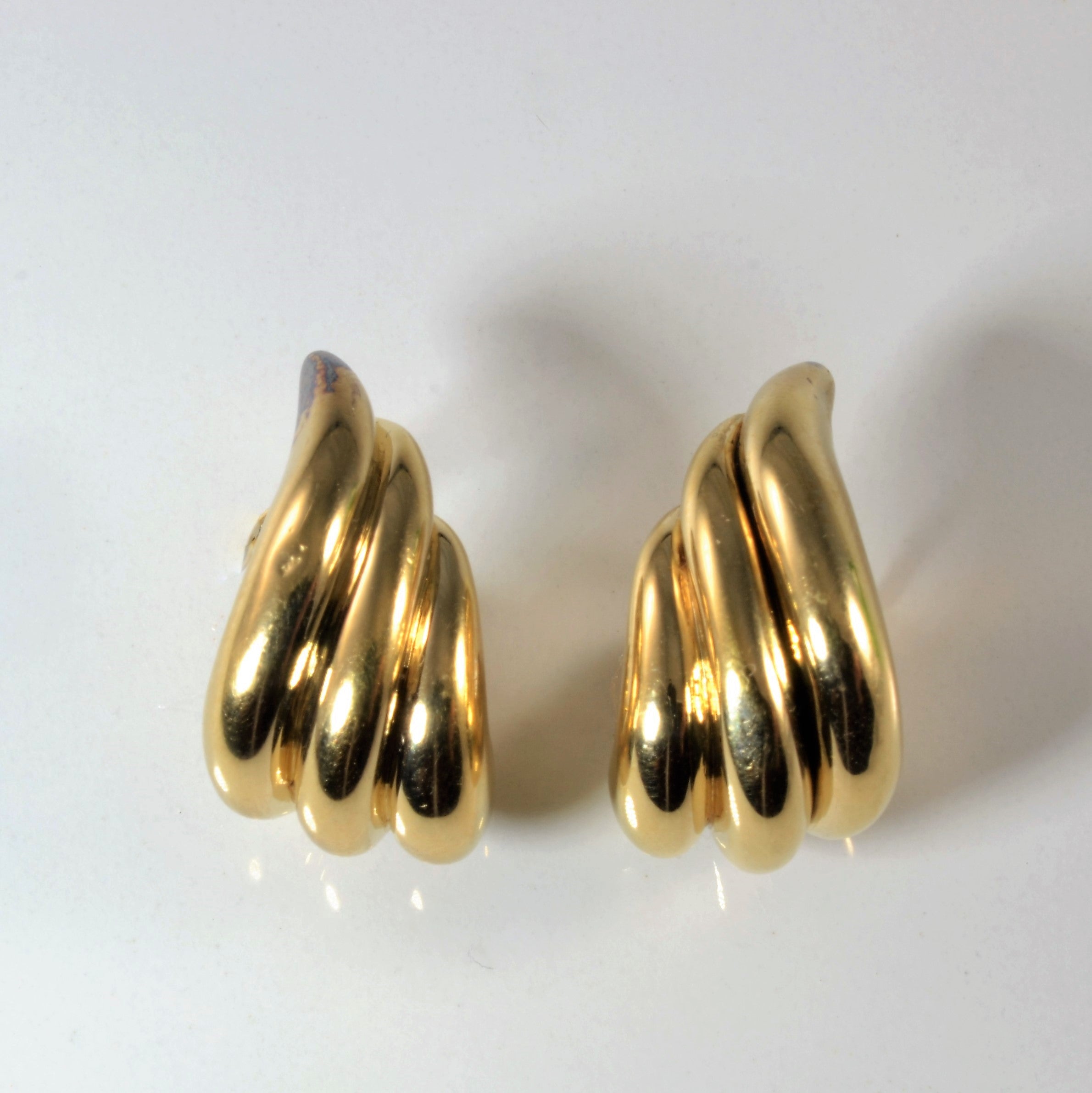 Boucles d'oreilles pendantes ondulées |