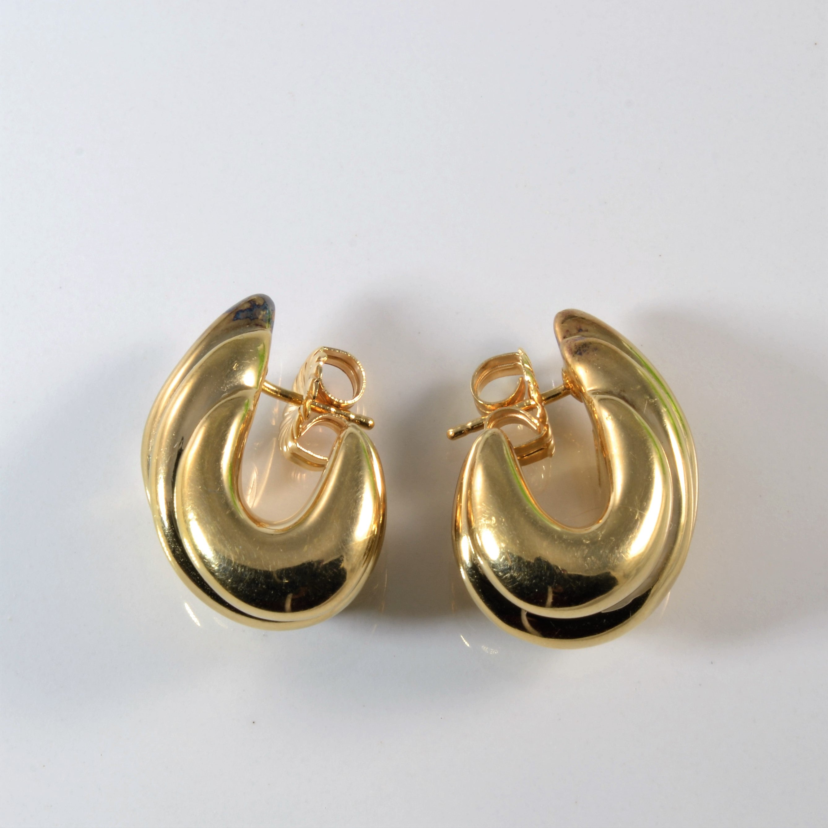Boucles d'oreilles pendantes ondulées |