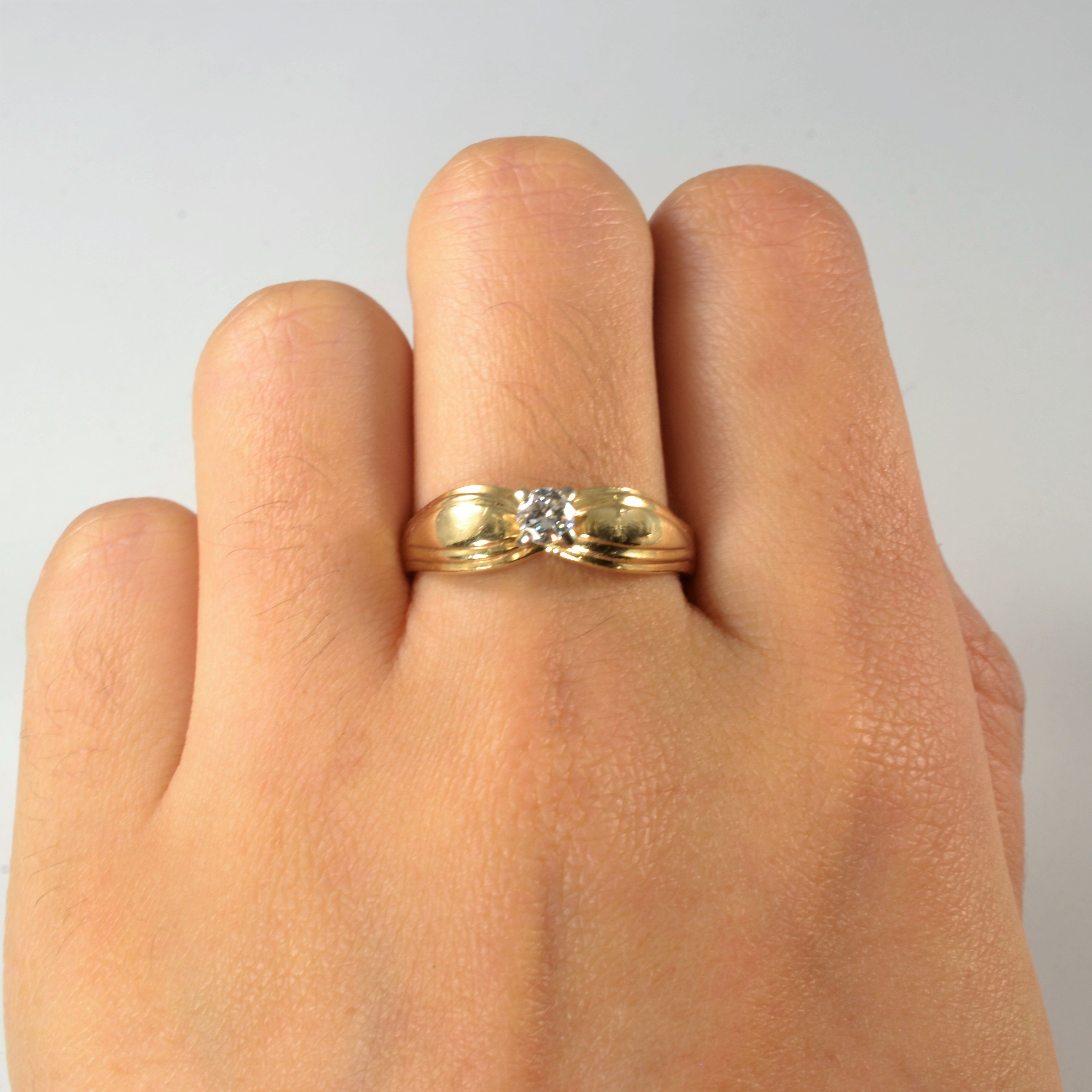 Solitaire Diamond Ring | 0.20ct | SZ 9 |