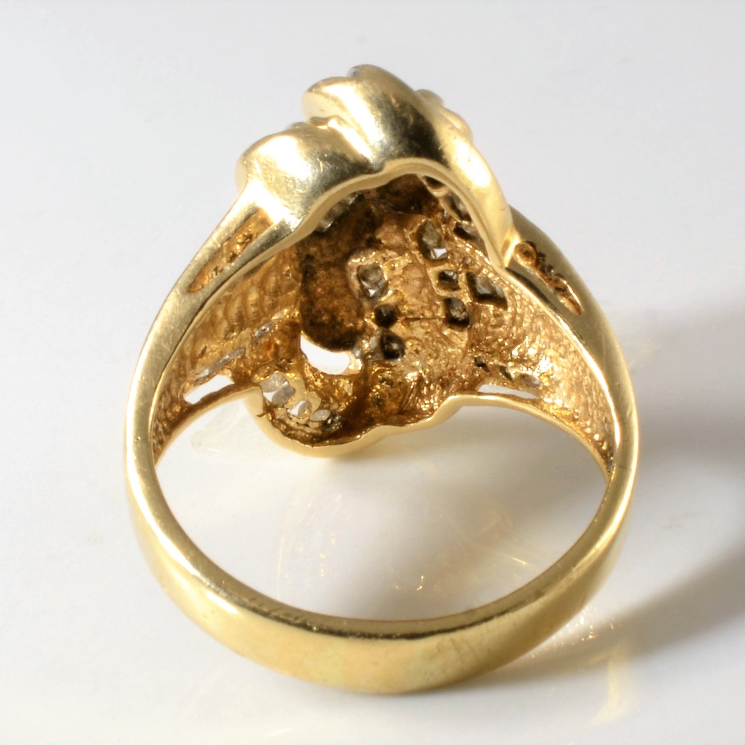 Channel Set Diamond Knot Ring | 0.68ctw | SZ 8.25 |