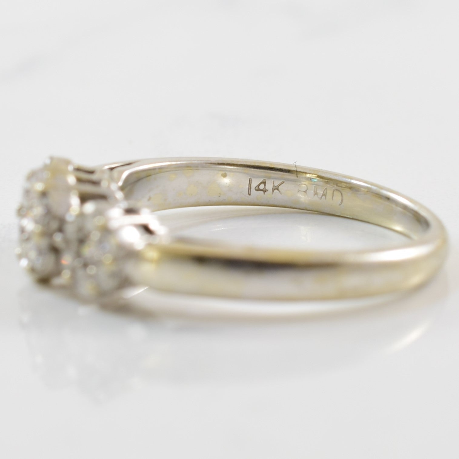 Triple Diamond Cluster Ring | 0.33ctw | SZ 6.75 |