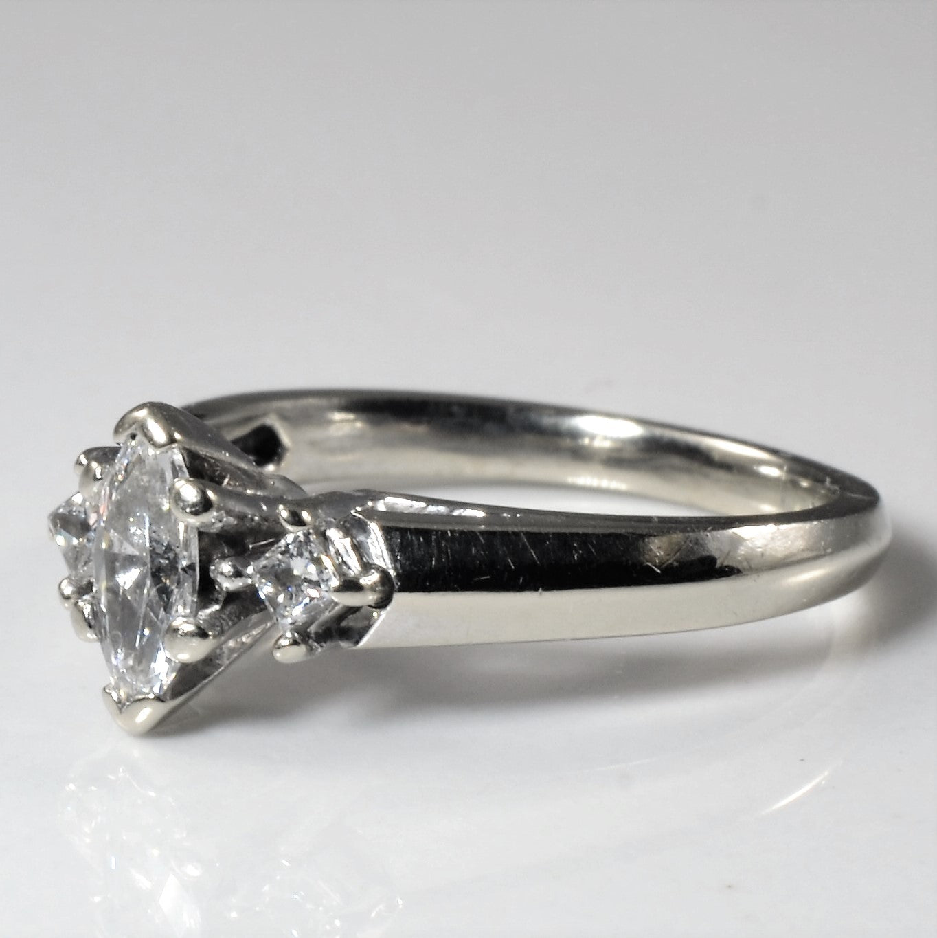 Marquise Three Stone Diamond Ring | 0.43ctw | SZ 4.5 |