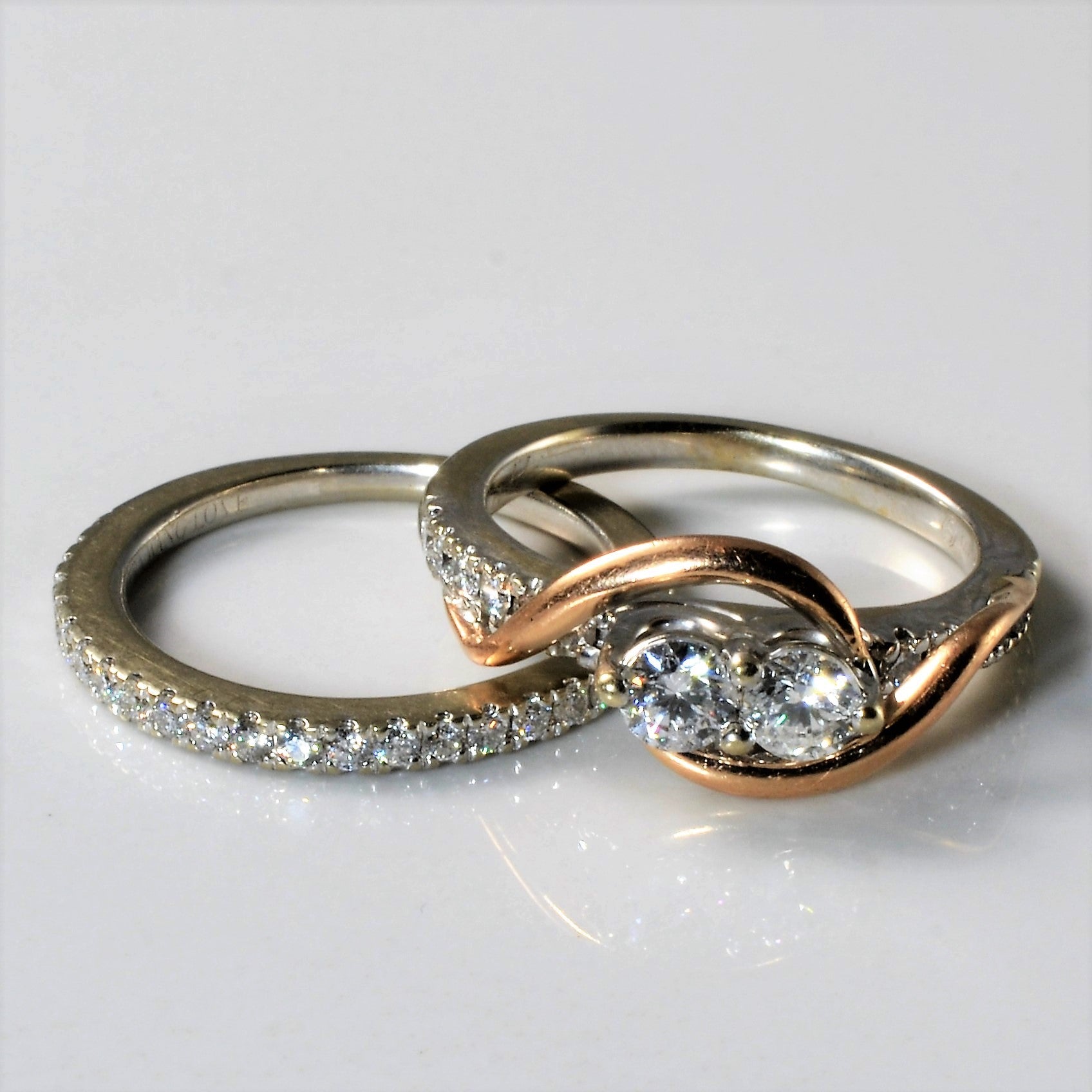 Toi ei Moi Diamond Wedding Set | 0.71ctw | SZ 5 |