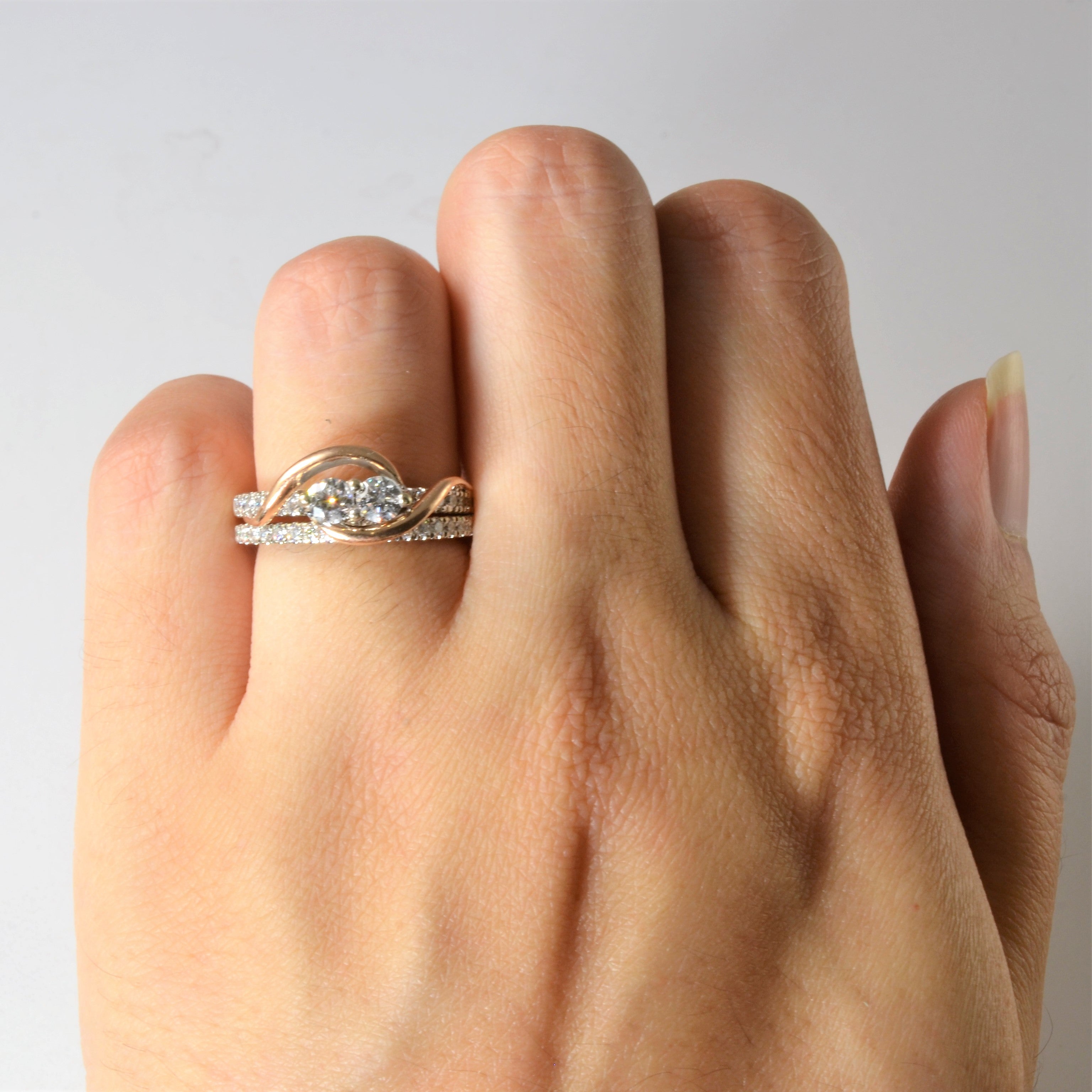 Toi ei Moi Diamond Wedding Set | 0.71ctw | SZ 5 |