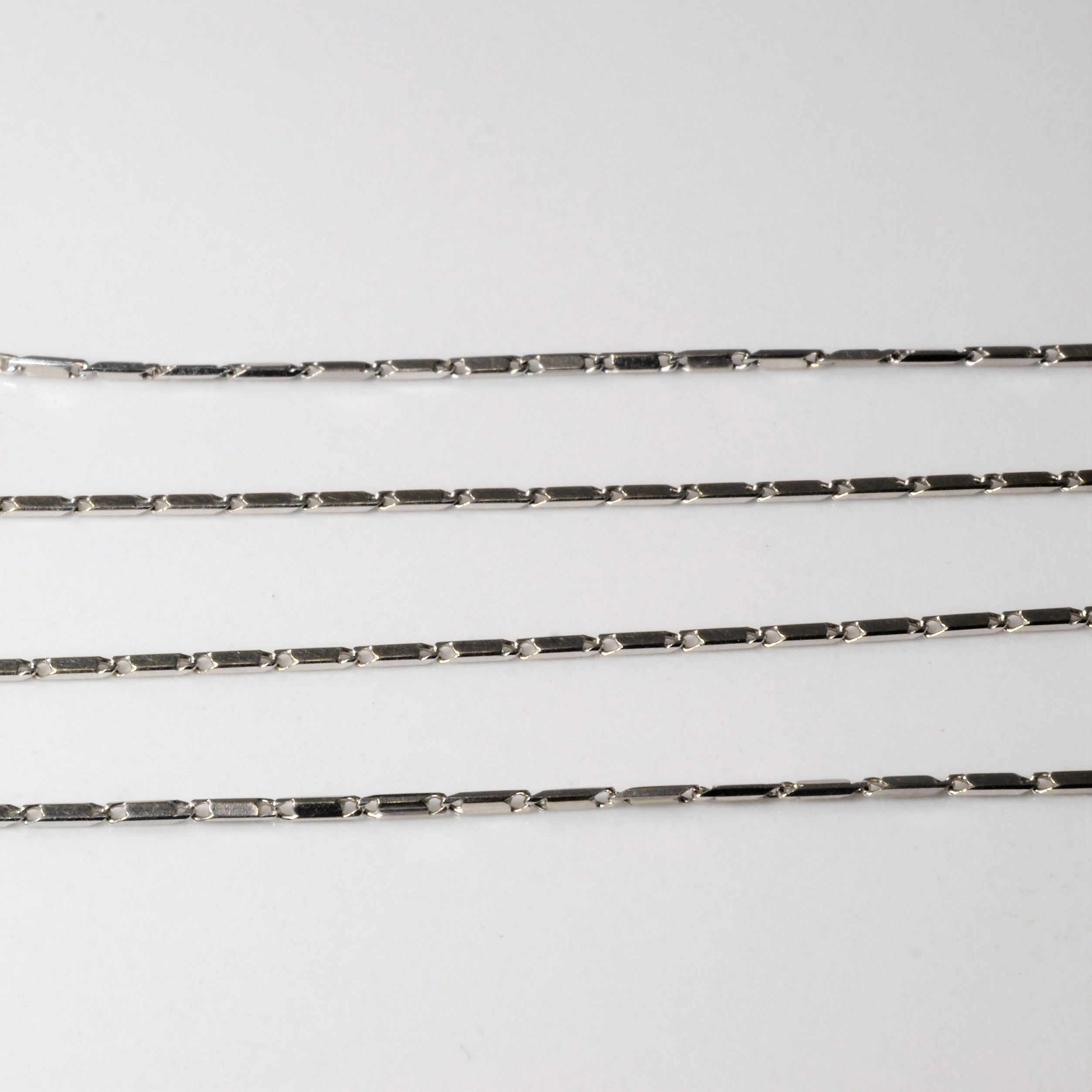 Tension Set Three Stone Diamond Necklace | 0.10ctw | 16" |
