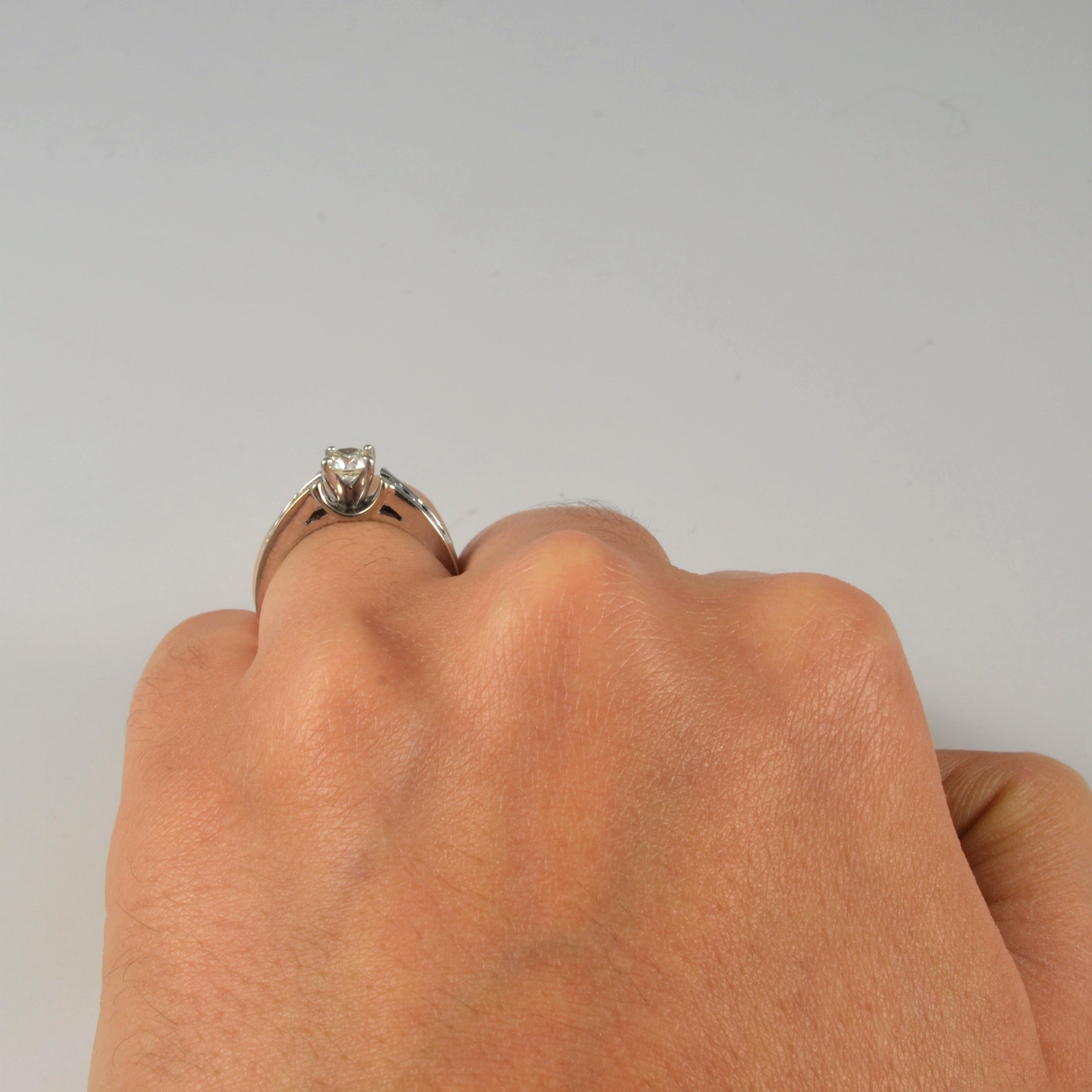 Channel Set Diamond Engagement Ring | 0.59ctw | SZ 4.75 |
