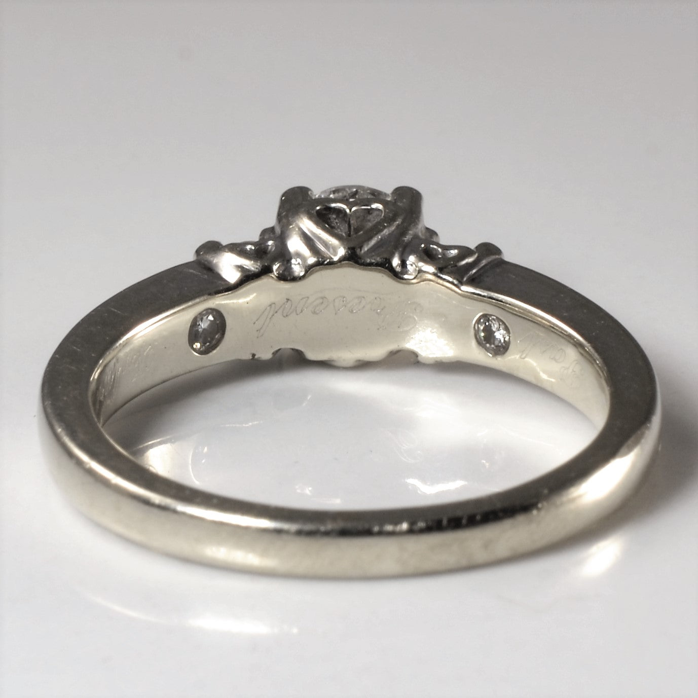 Channel Accented Three Stone Diamond Ring | 0.87ctw | SZ 7 |