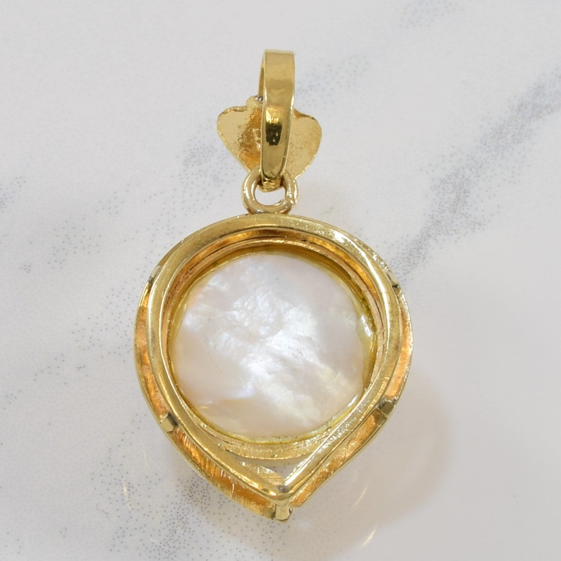 Mabe Pearl Dome Pendant | 14.00ct |