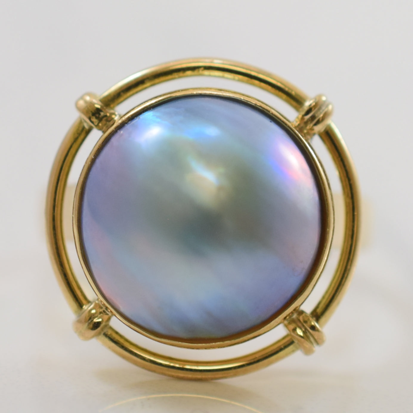 Mabe Pearl Ring | 6.50ct | SZ 6.25 |