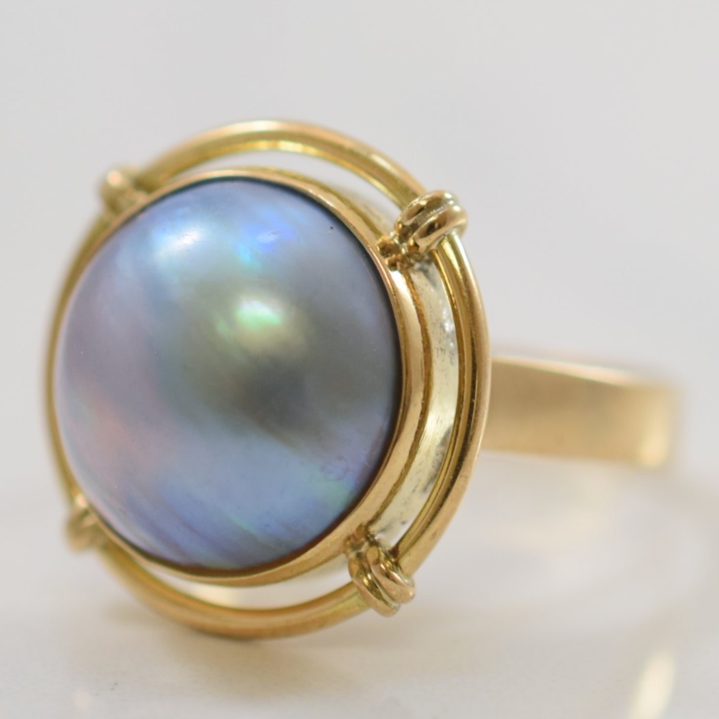 Mabe Pearl Ring | 6.50ct | SZ 6.25 |