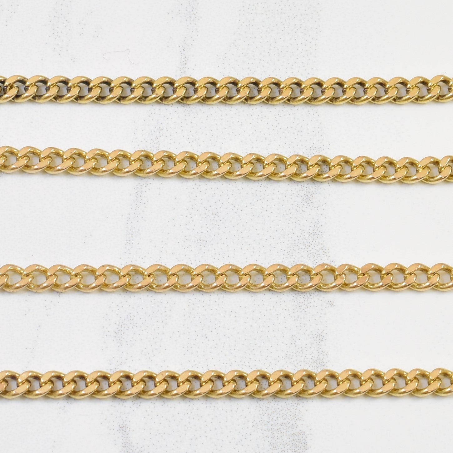 9k Yellow Gold Curb Chain | 16" |