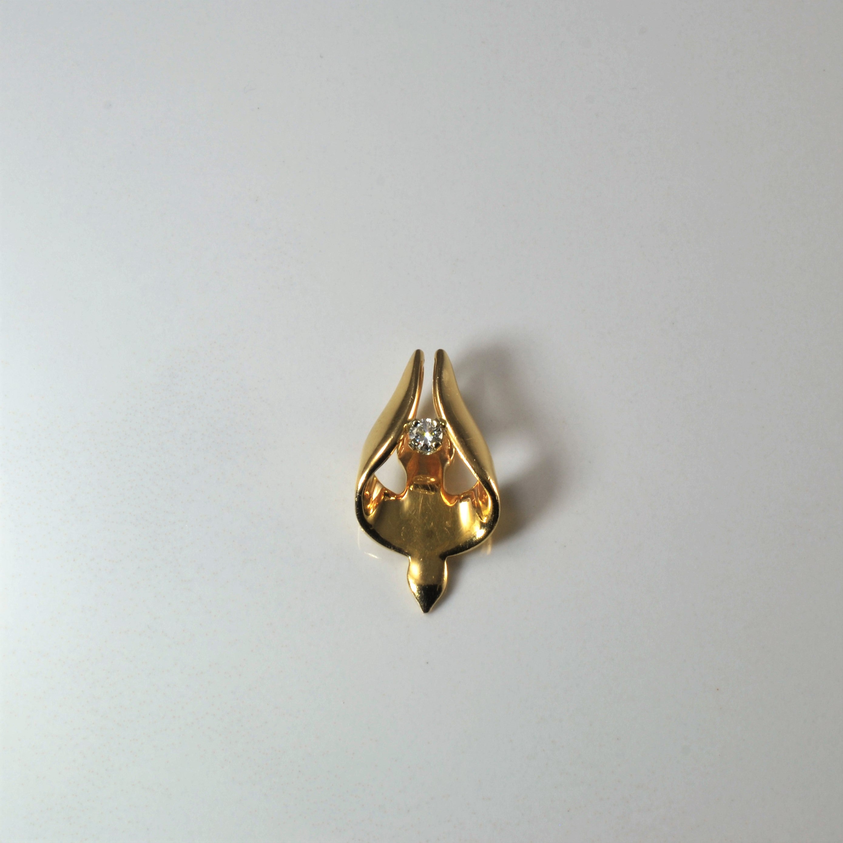 Diamond Drop Pendant | 0.08ct |