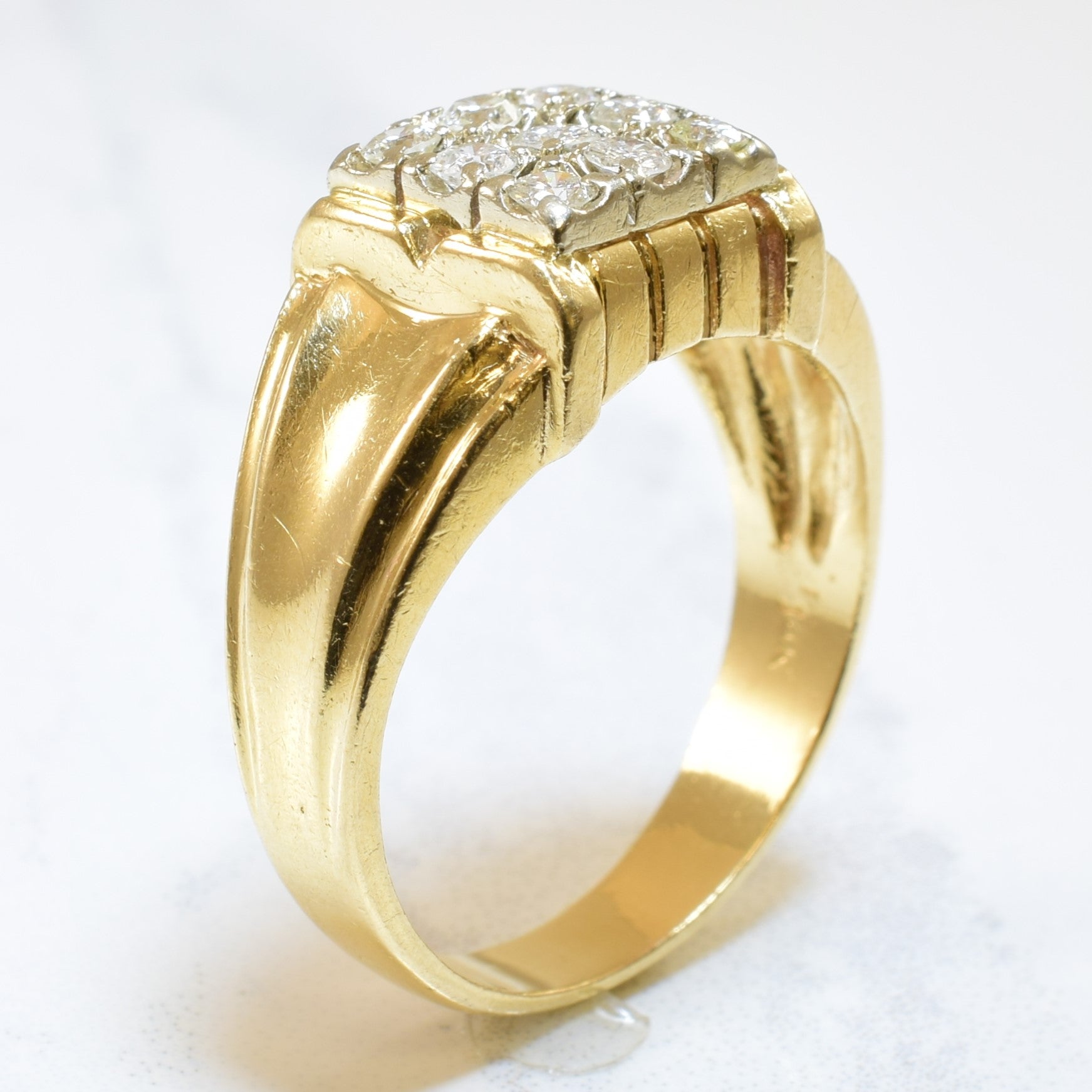 Cluster Grid Diamond Ring | 0.45ctw | SZ 10.25 |