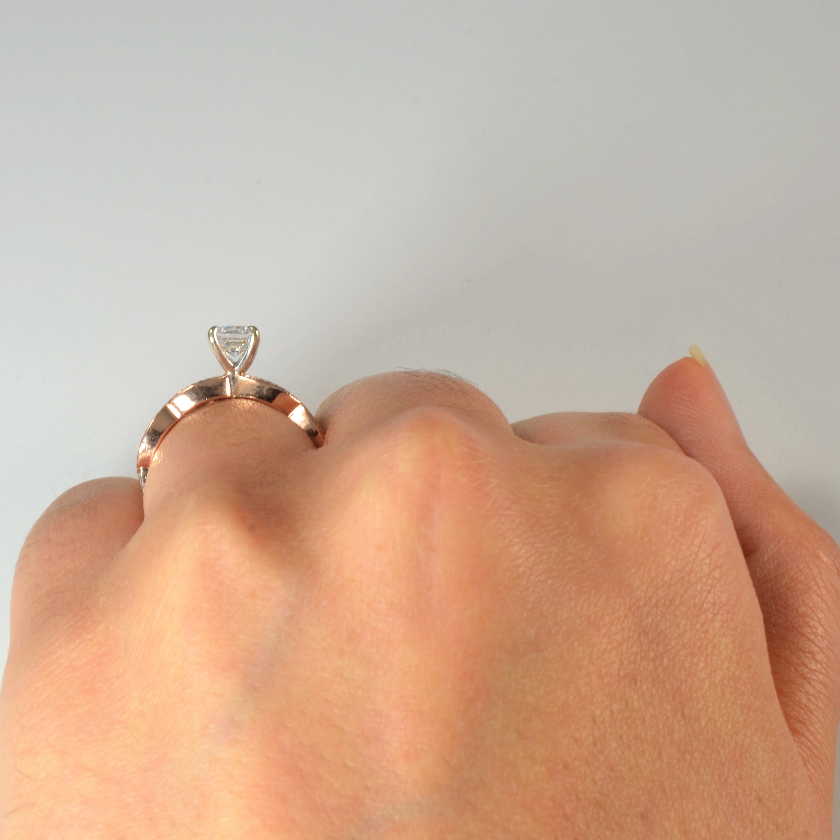 James Allen' Infinity Solitaire Engagement Ring | 0.71ct | SZ 5.5 |