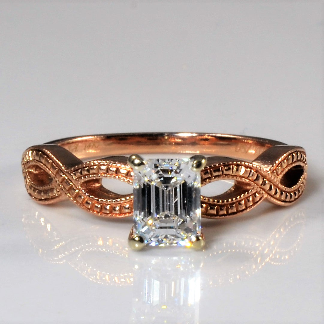 James Allen' Infinity Solitaire Engagement Ring | 0.71ct | SZ 5.5 |