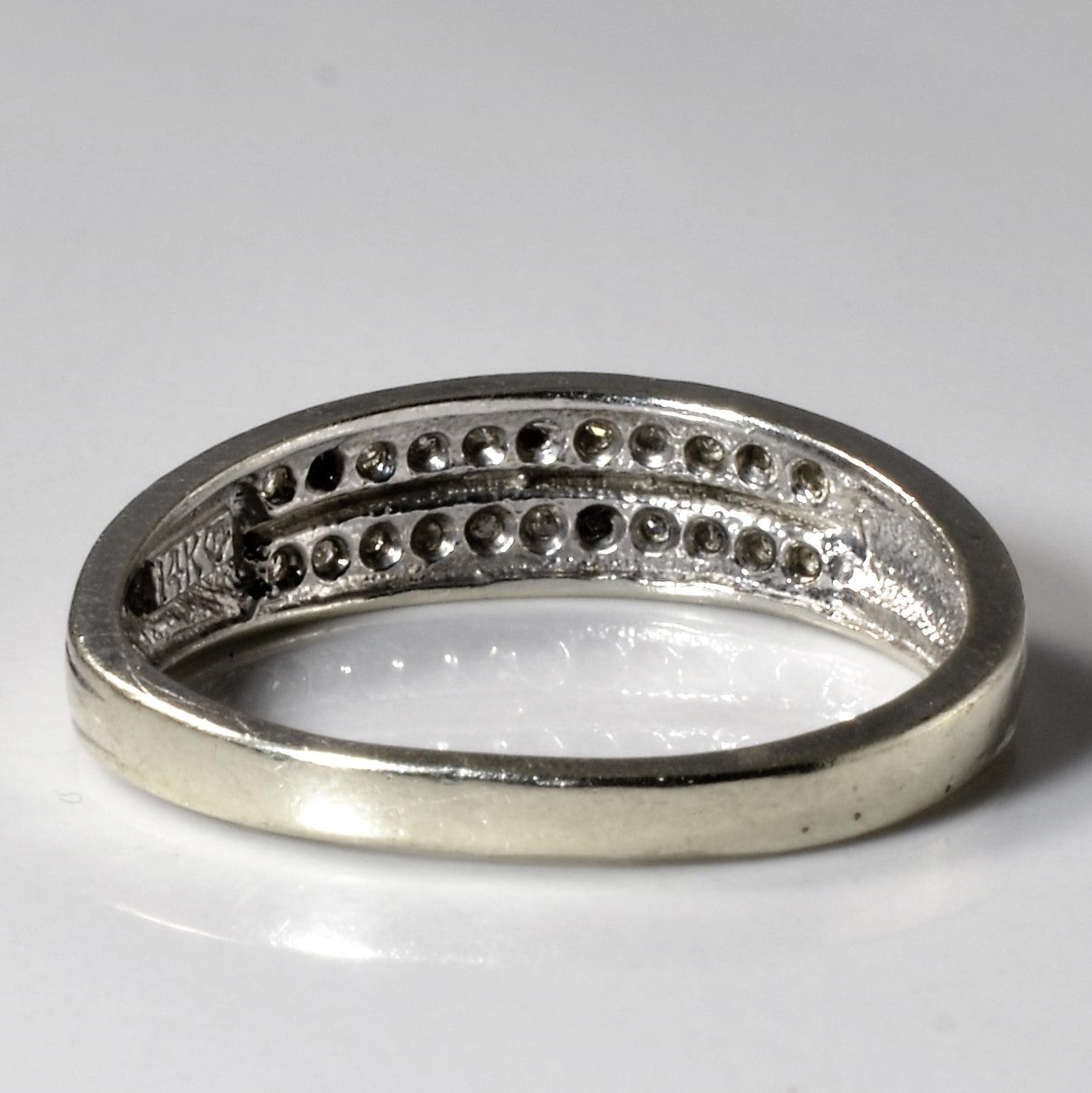 Double Row Diamond Ring | 0.10ctw | SZ 7.25 |