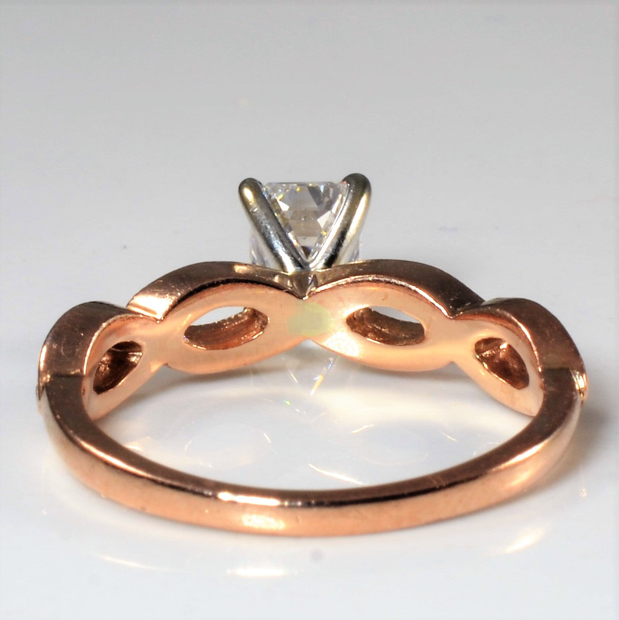 'James Allen' GIA Diamond Infinity Design Engagement Ring | GIA 0.71ct VS2 D | SZ 5.5 |