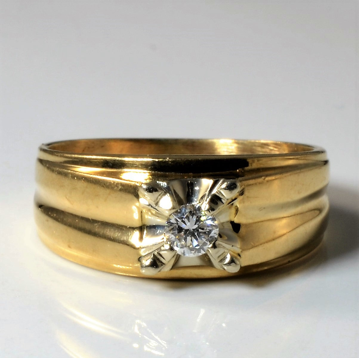 Illusion Set Diamond Ring | 0.15ct | SZ 8.25 |