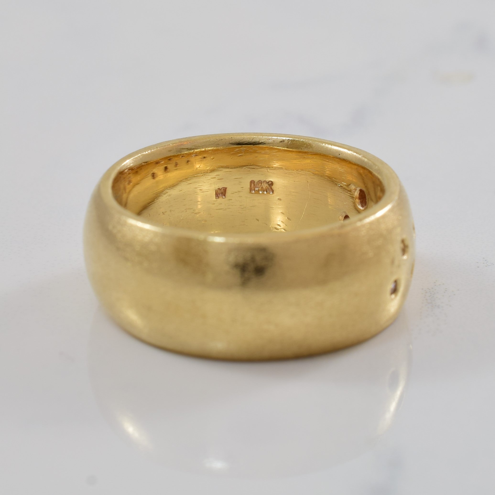 Flush Set Diamond Band | 0.09ctw | SZ 8.25 |