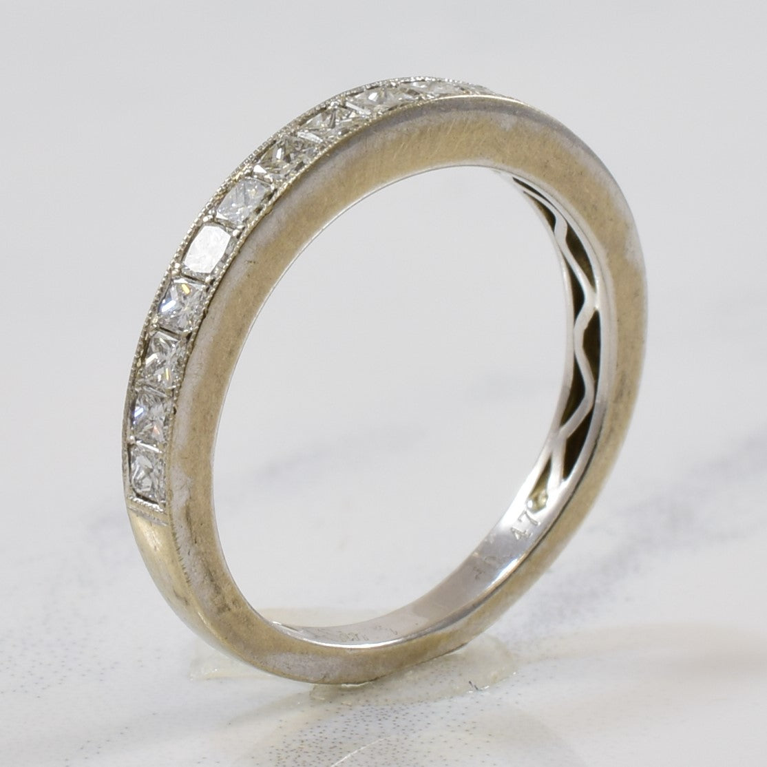 Simon G' Princess Diamond Band | 0.47ctw | SZ 4.5 |