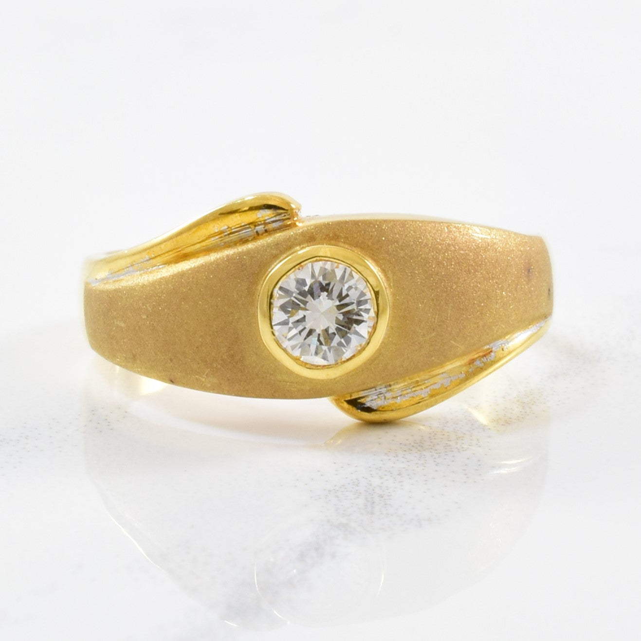 Bezel Set Diamond Band | 0.20ct | SZ 4.75 |