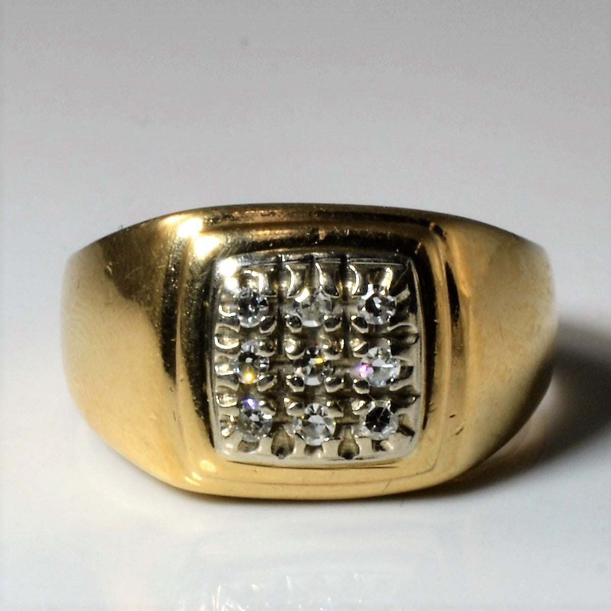 Cluster Set Diamond Ring | 0.16ctw | SZ 10.75 |