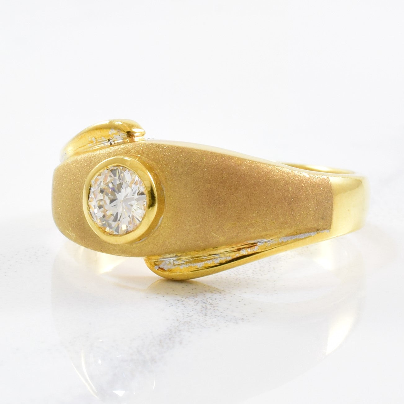 Bezel Set Diamond Band | 0.20ct | SZ 4.75 |