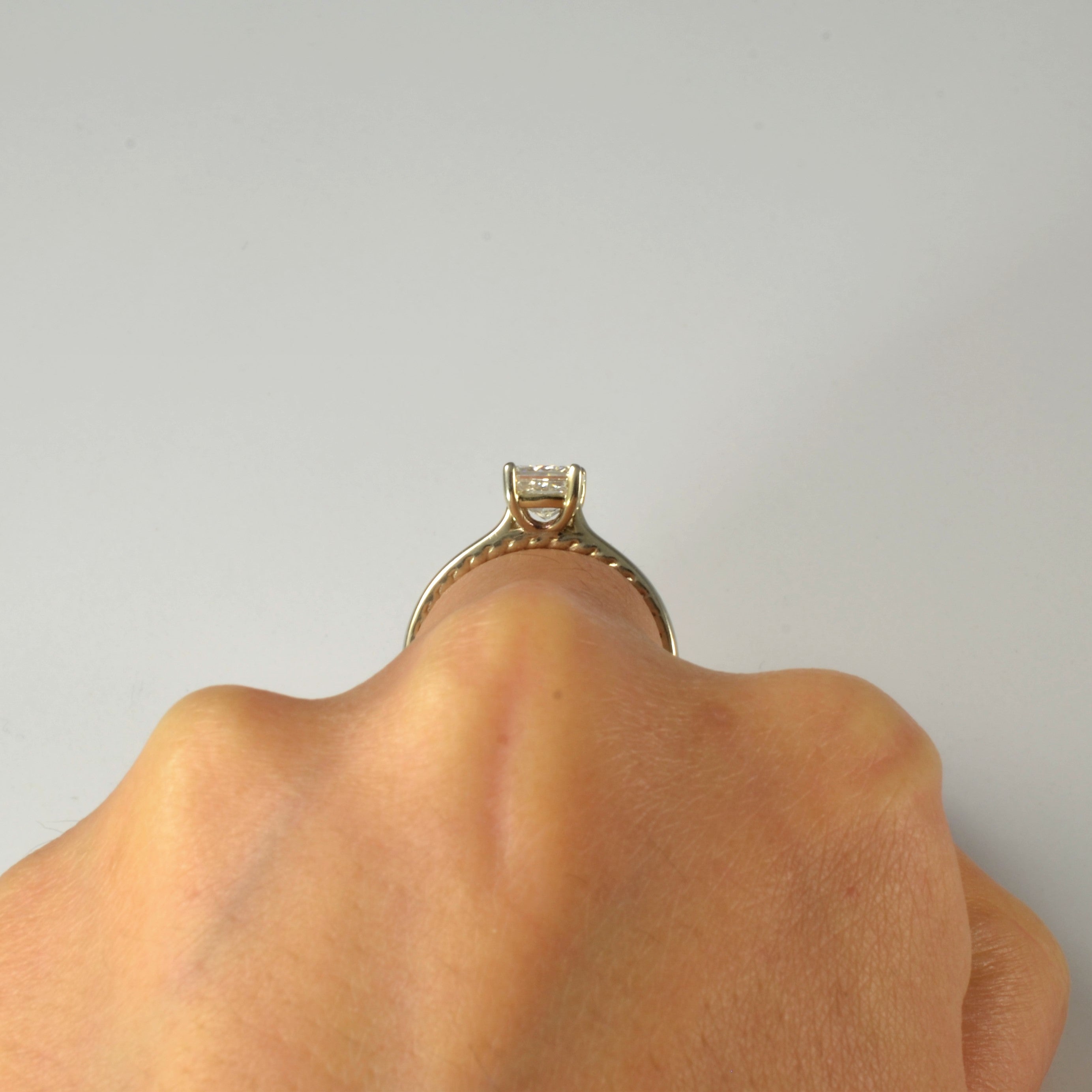 Radiant Cut Solitaire Diamond Ring | 1.00ct | SZ 6.5 |