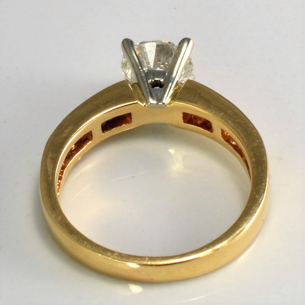 Princess Channel Accent Diamond Engagement Ring | 1.44 ctw | SZ 6 |
